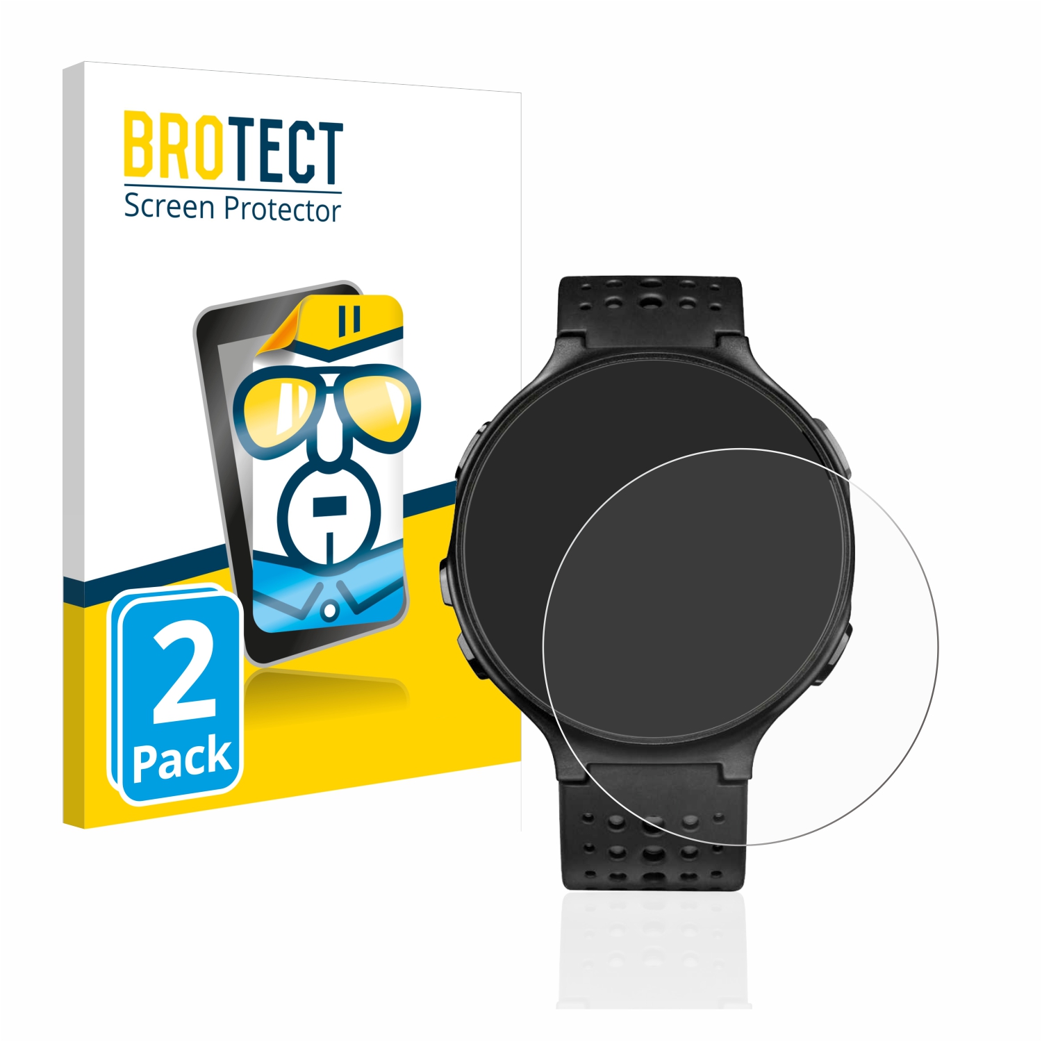 2x BROTECT Displayschutz-Folie pro Garmin Forerunner 235