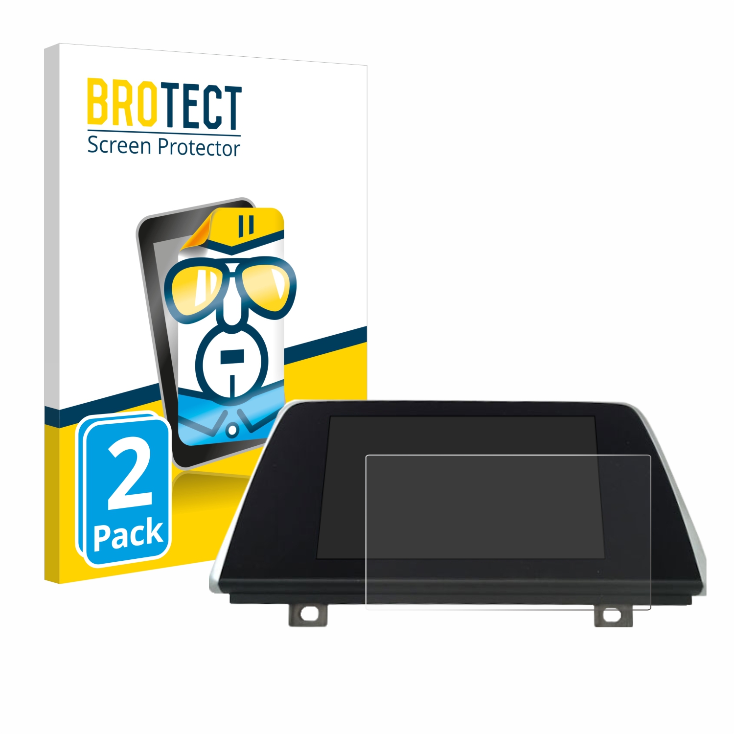 2x BROTECT Displayschutz-Folie pro BMW Professional 6.5