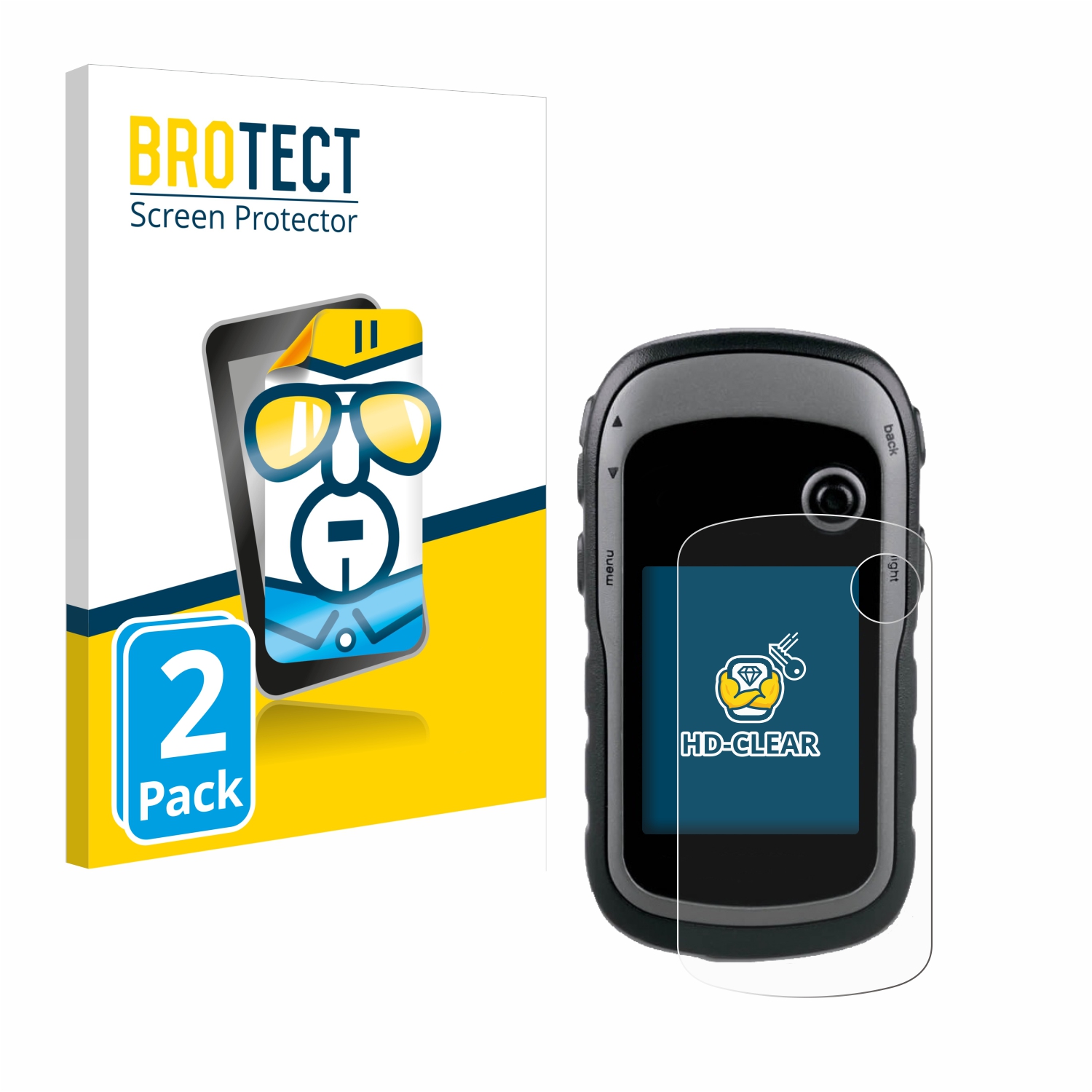 2x BROTECT Displayschutz-Folie pro Garmin eTrex 30x
