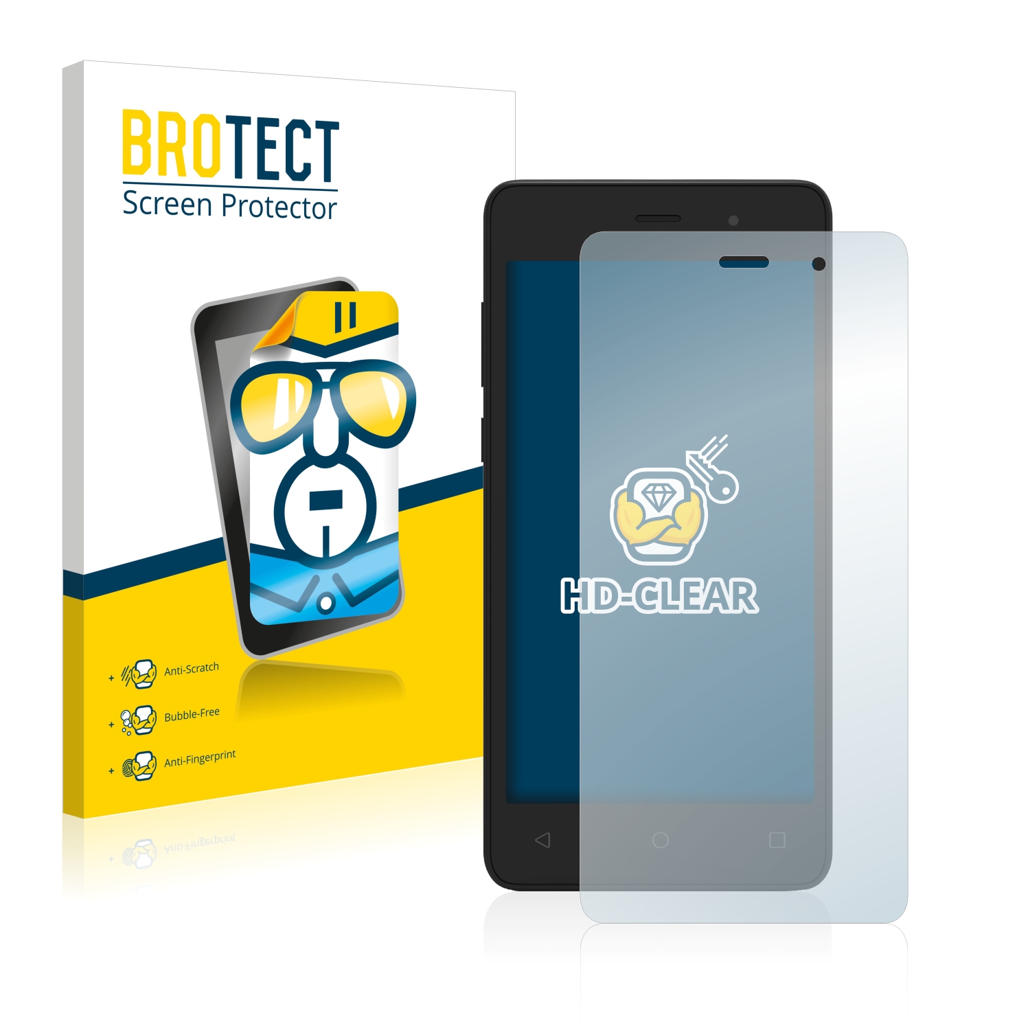2x BROTECT Displayschutz-Folie pro Archos 45d Platinum