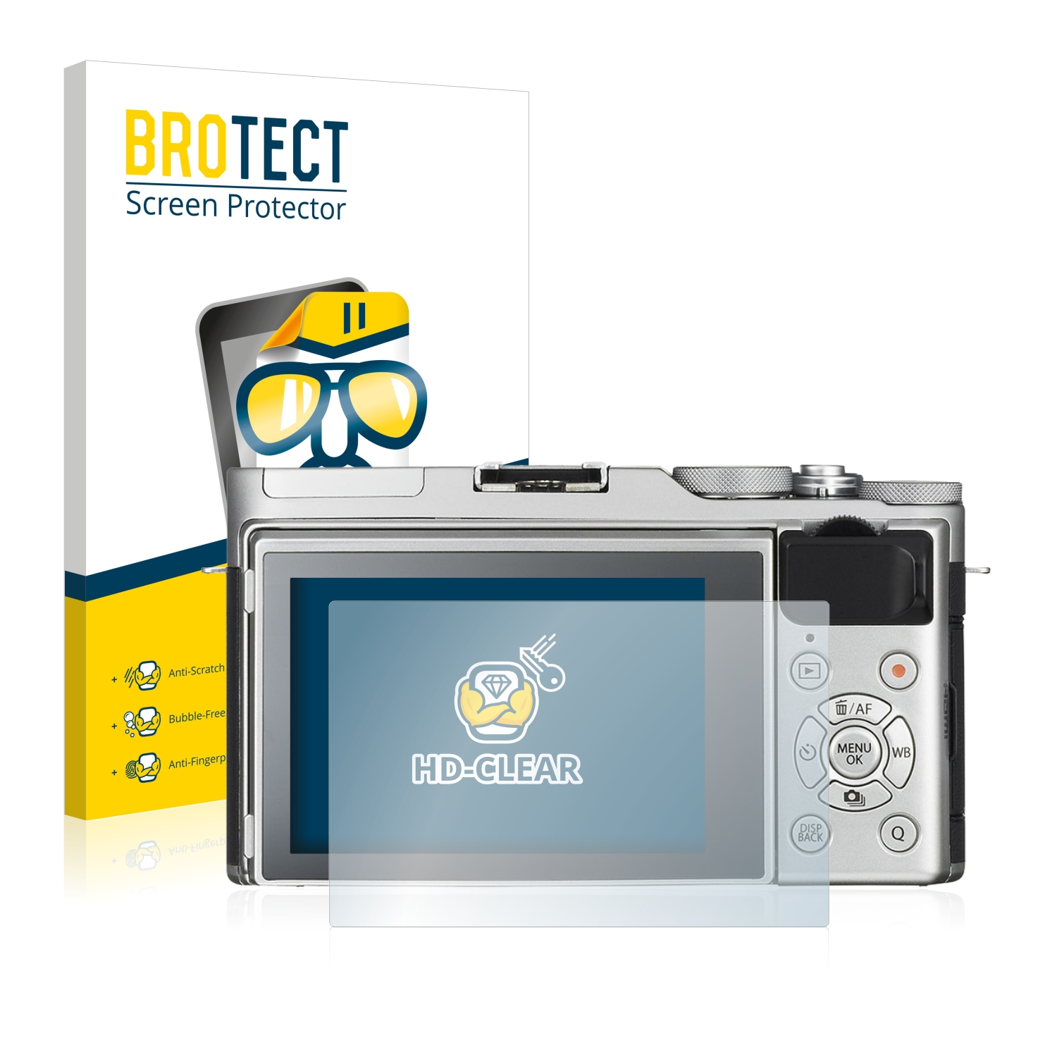 2x BROTECT Displayschutz-Folie pro Fujifilm FinePix X-A3