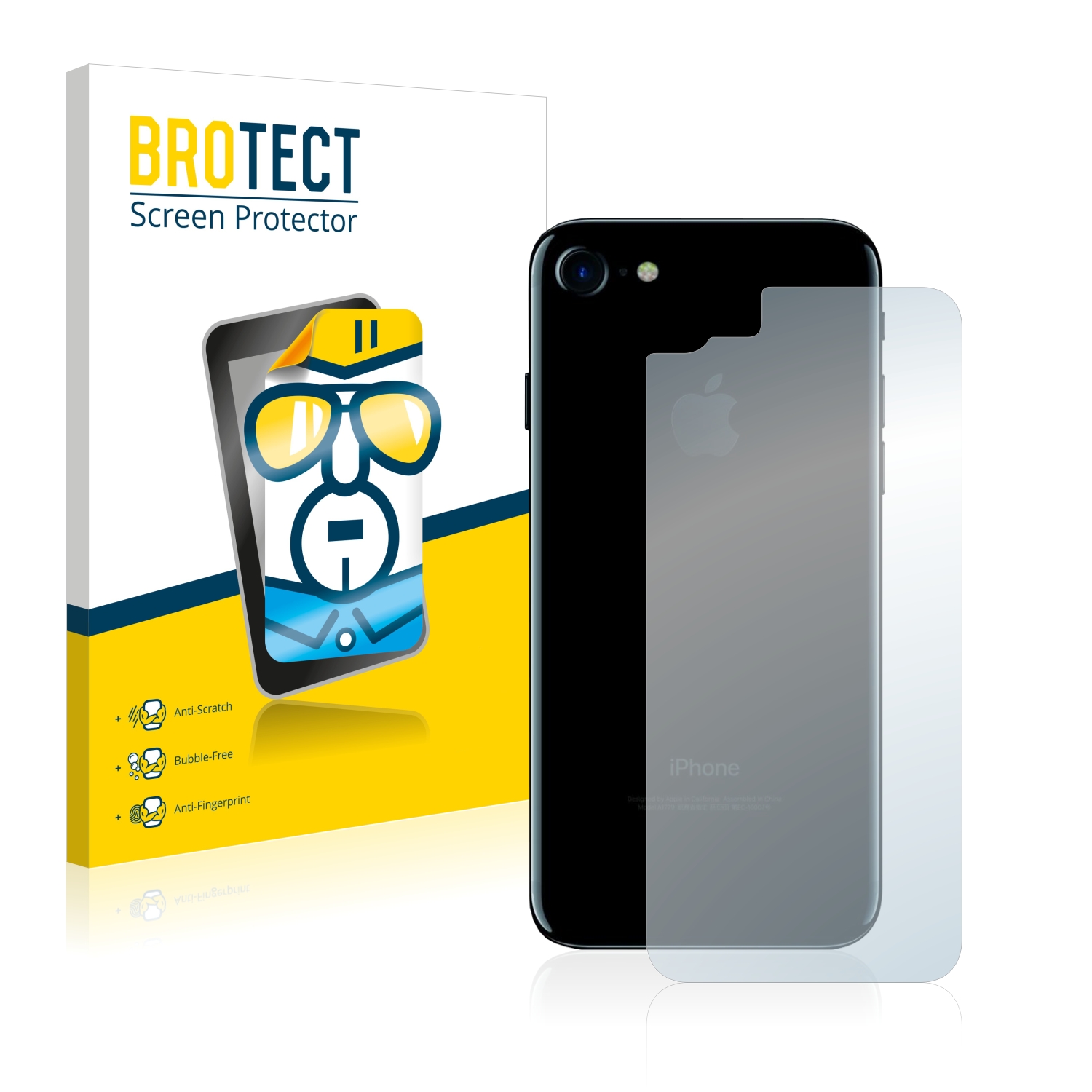 2x BROTECT Displayschutz-Folie pro Apple iPhone 7 zadní strana (celá plocha)