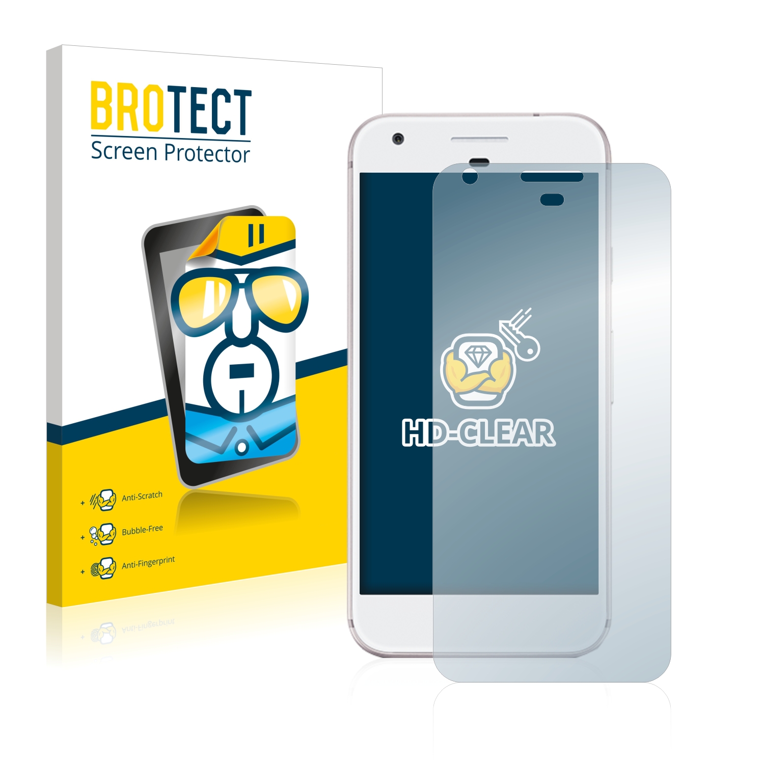 2x BROTECT Displayschutz-Folie pro Google Pixel