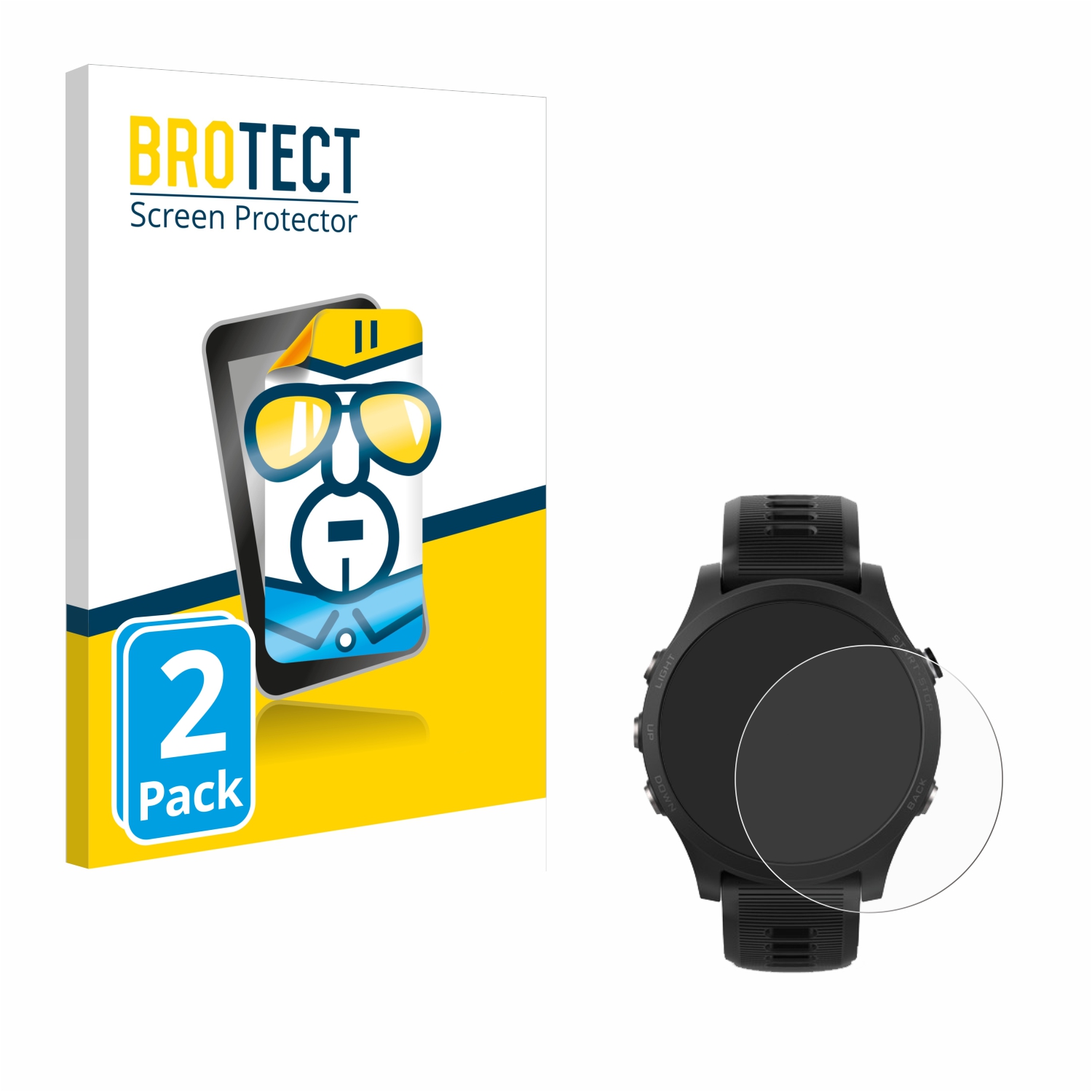 2x BROTECT Displayschutz-Folie pro Garmin Forerunner 935