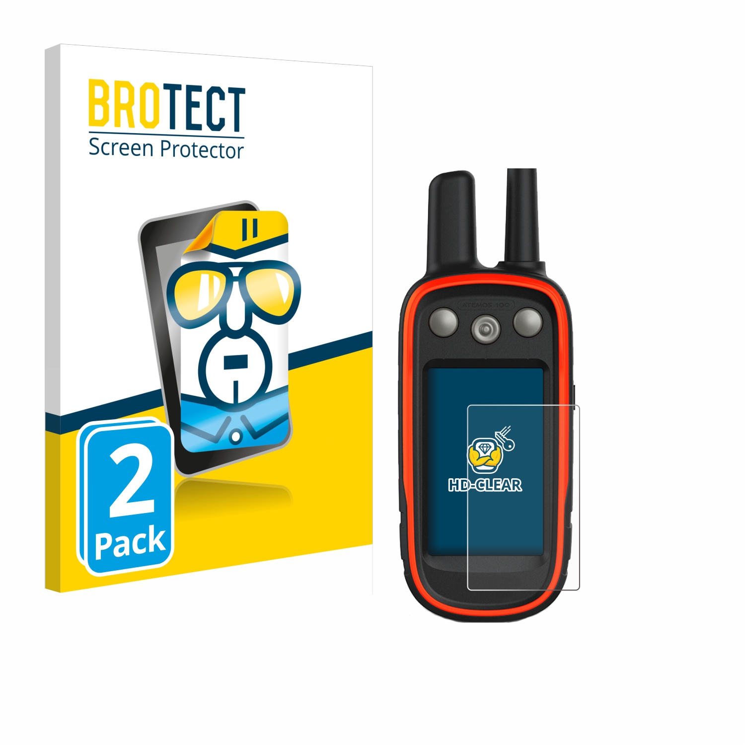 2x BROTECT Displayschutz-Folie pro Garmin Atemos 100