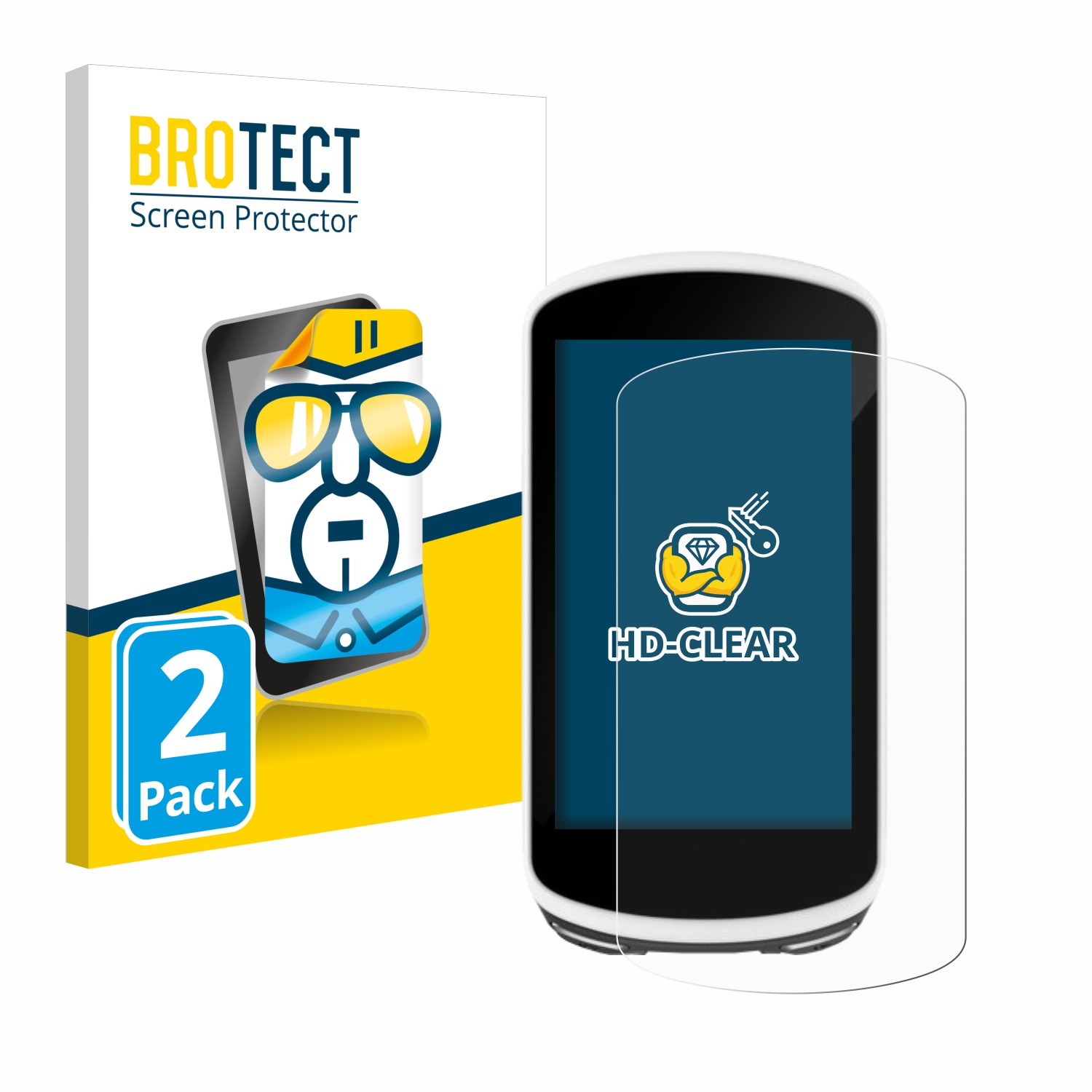 2x BROTECT Displayschutz-Folie pro Garmin Edge 1030