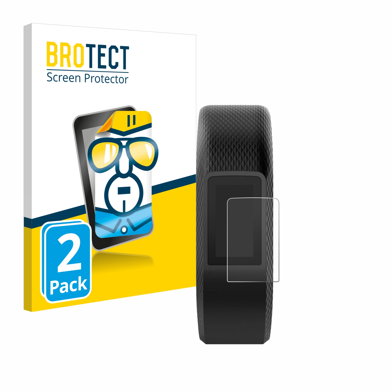 2x BROTECT Displayschutz-Folie pro Garmin Vivosport