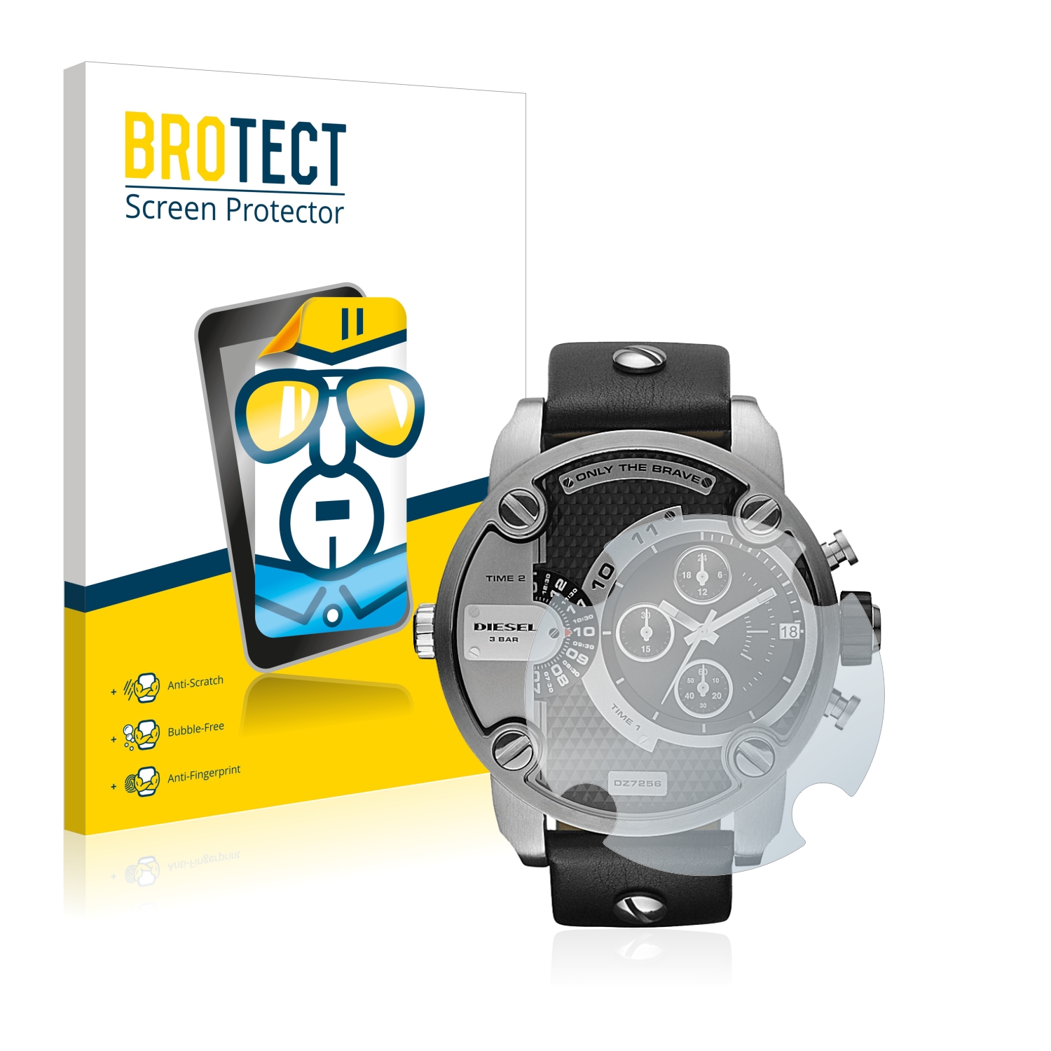 2x BROTECT Displayschutz-Folie pro Diesel DZ7256