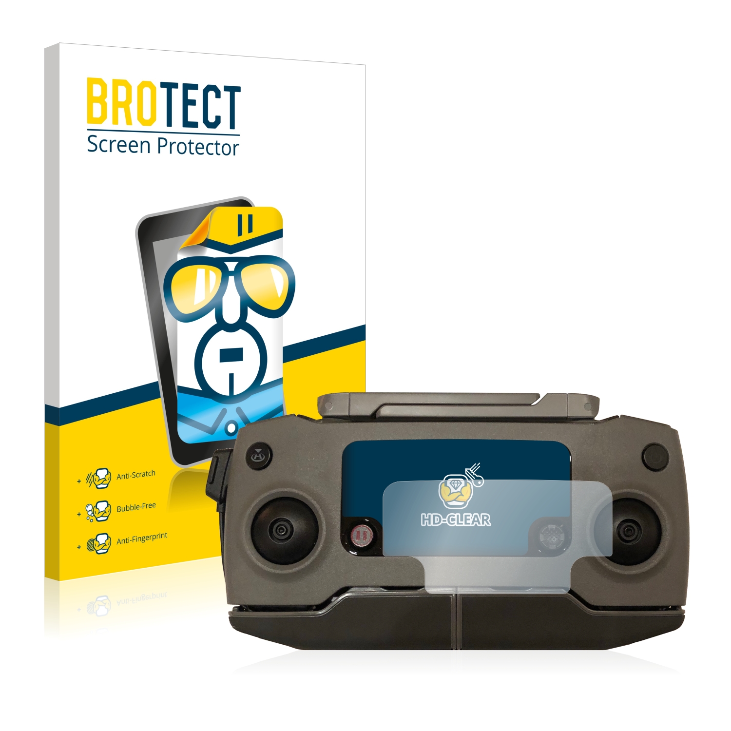 2x BROTECT Displayschutz-Folie pro DJI Mavic Fernsteuerung