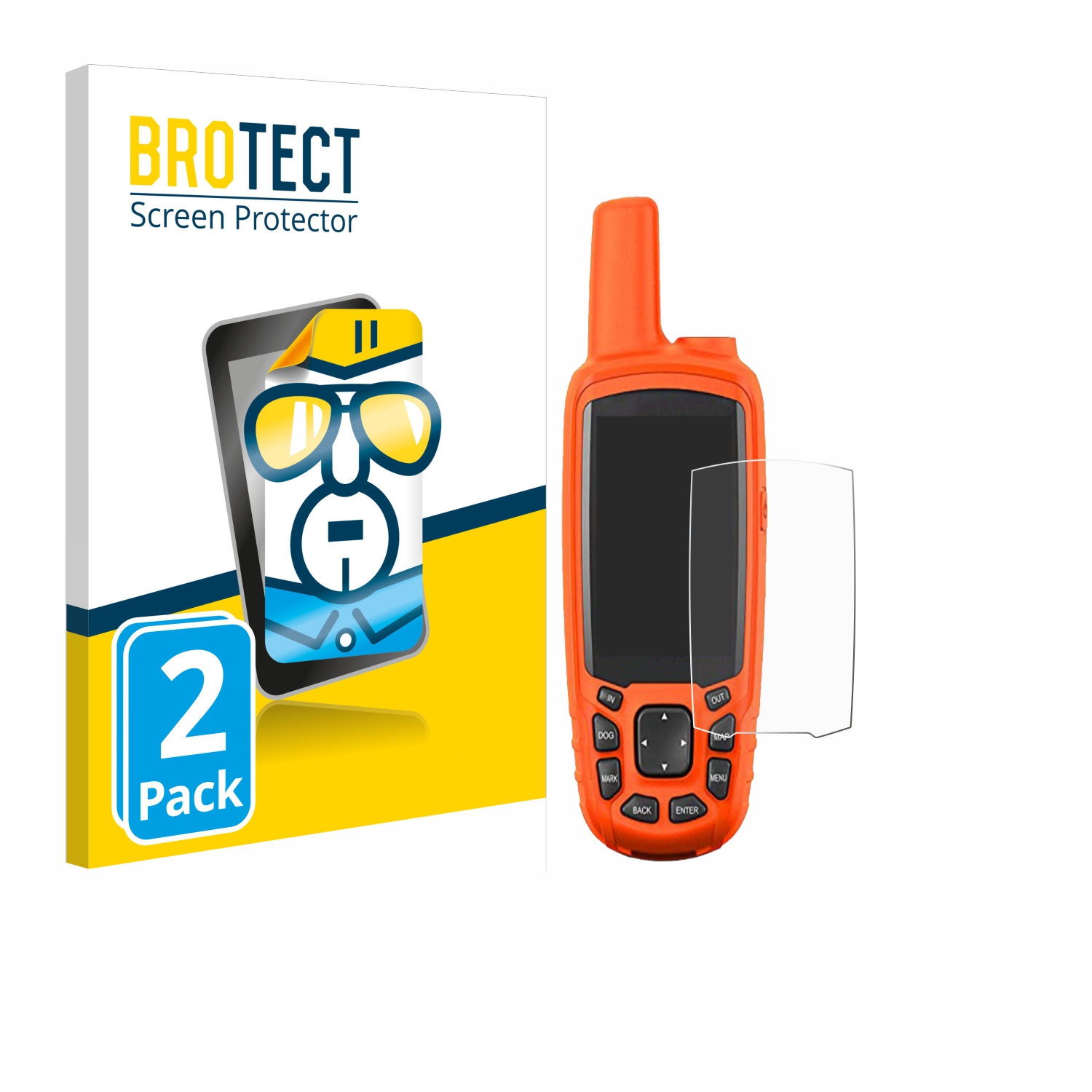 2x BROTECT Displayschutz-Folie pro Garmin Astro 430