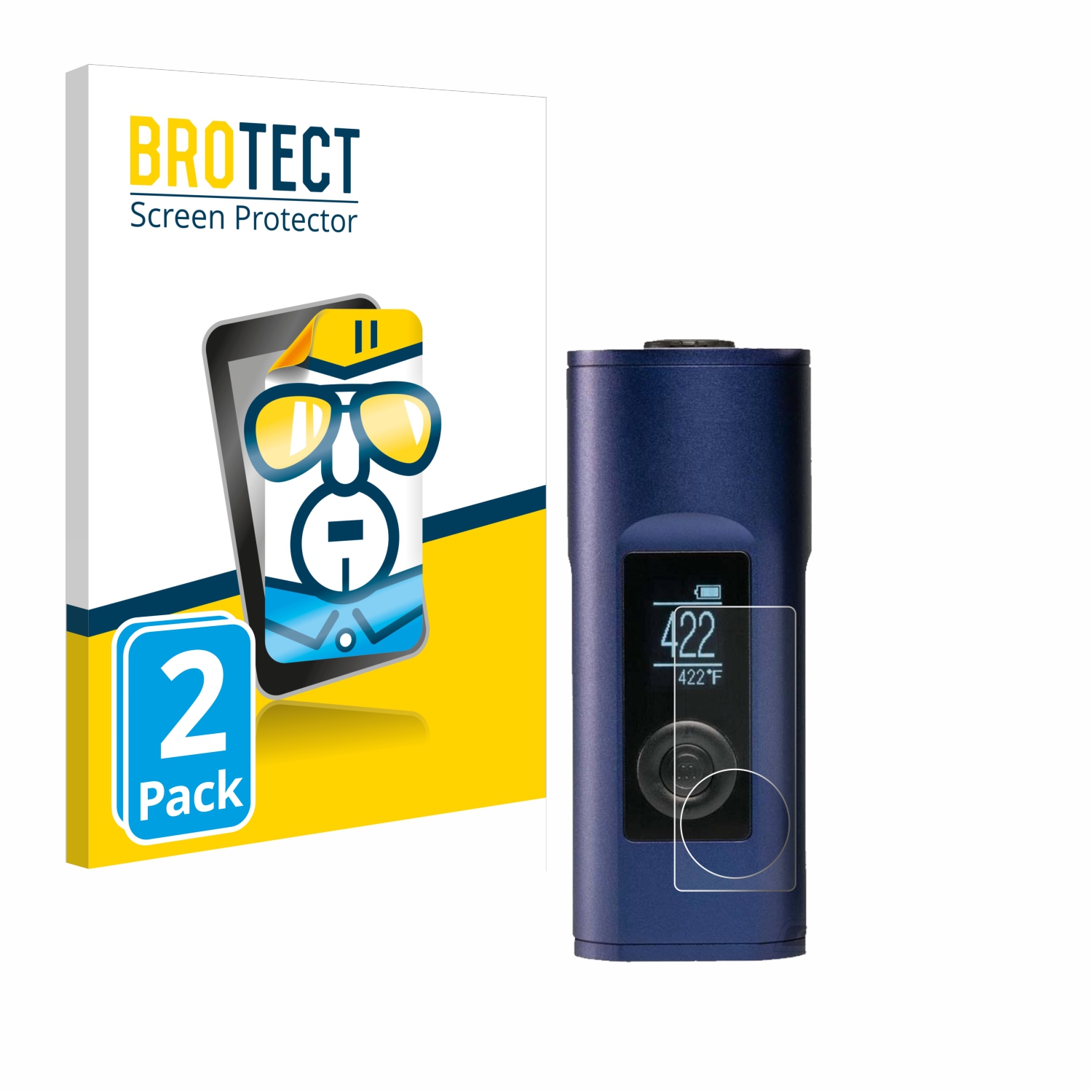 2x BROTECT Displayschutz-Folie pro Arizer Solo 2