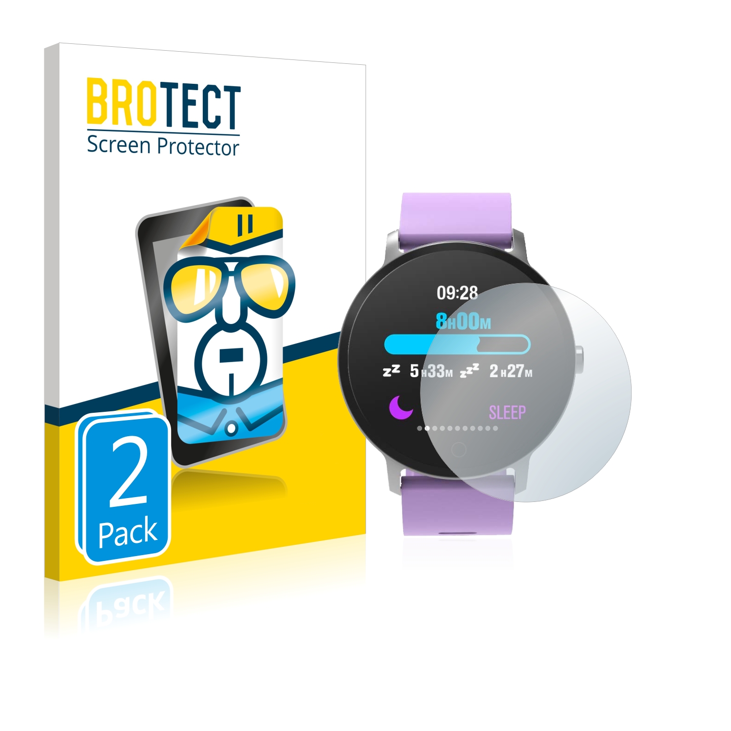 2x BROTECT Displayschutz-Folie pro BingoFit Epic