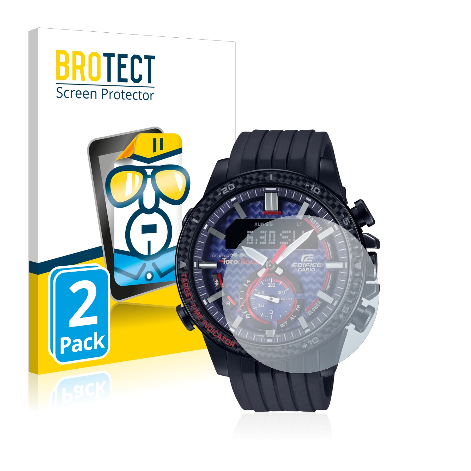 2x BROTECT Displayschutz-Folie pro Casio ECB-800