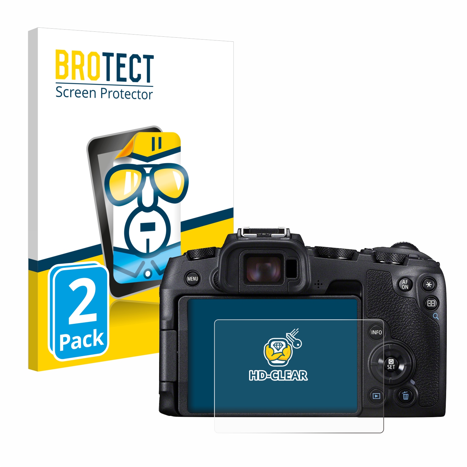 2x BROTECT Displayschutz-Folie pro Canon EOS RP