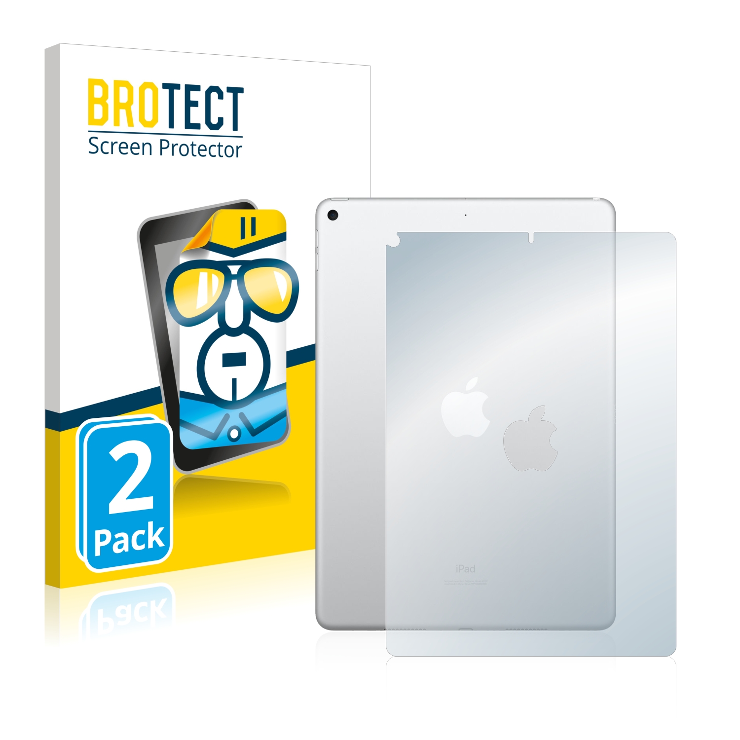 2x BROTECT Displayschutz-Folie pro Apple iPad Air 2019 (zadní strana, 3. Gen.)