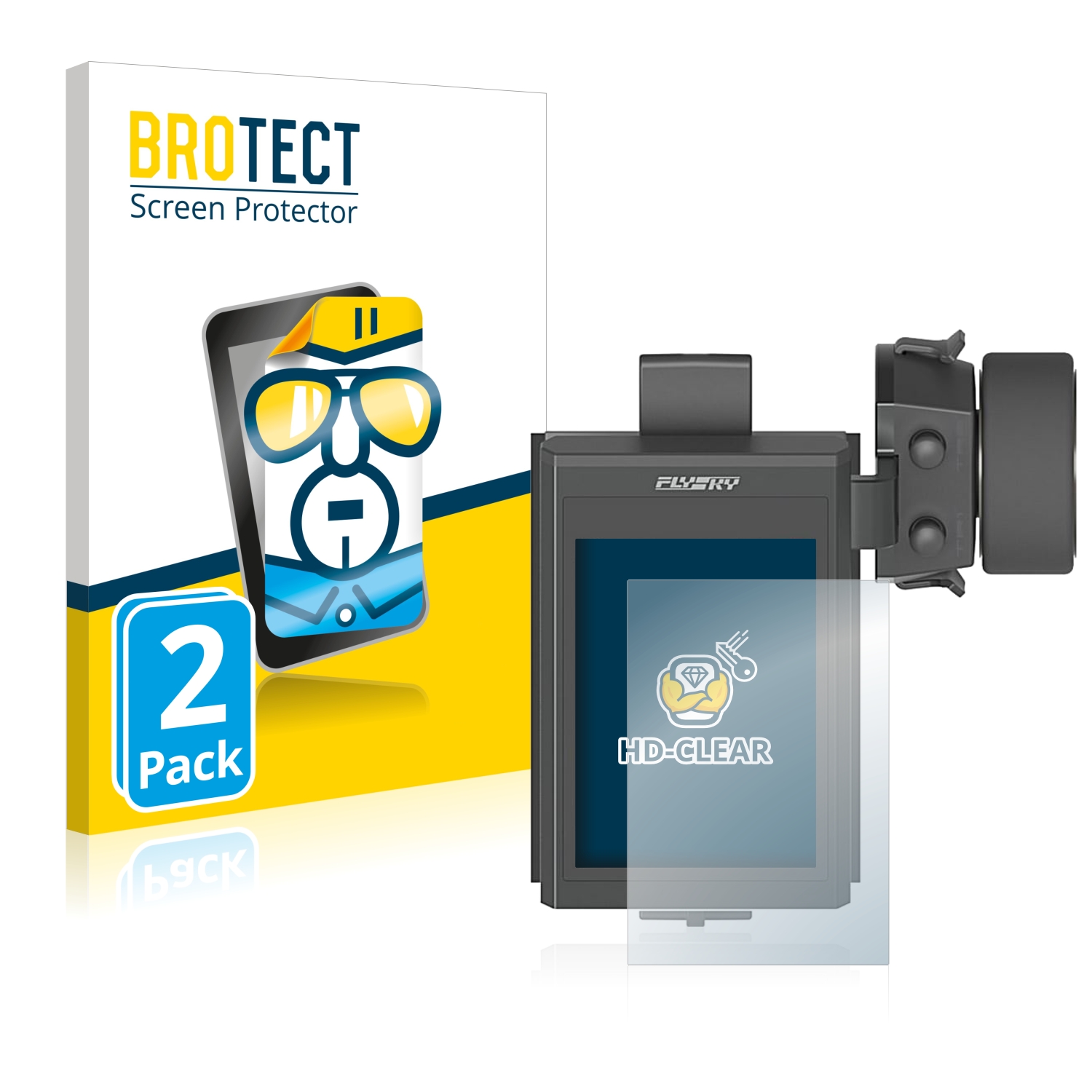 2x BROTECT Displayschutz-Folie pro FlySky FS-NB4
