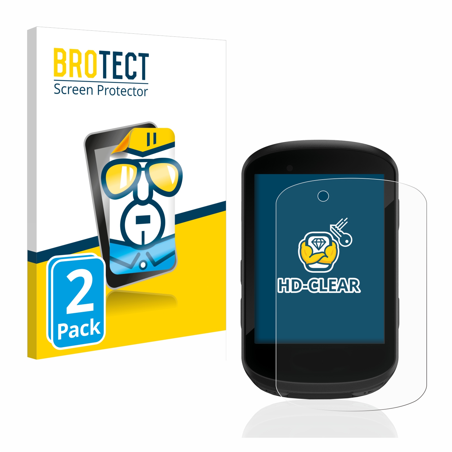 2x BROTECT Displayschutz-Folie pro Garmin Edge 530