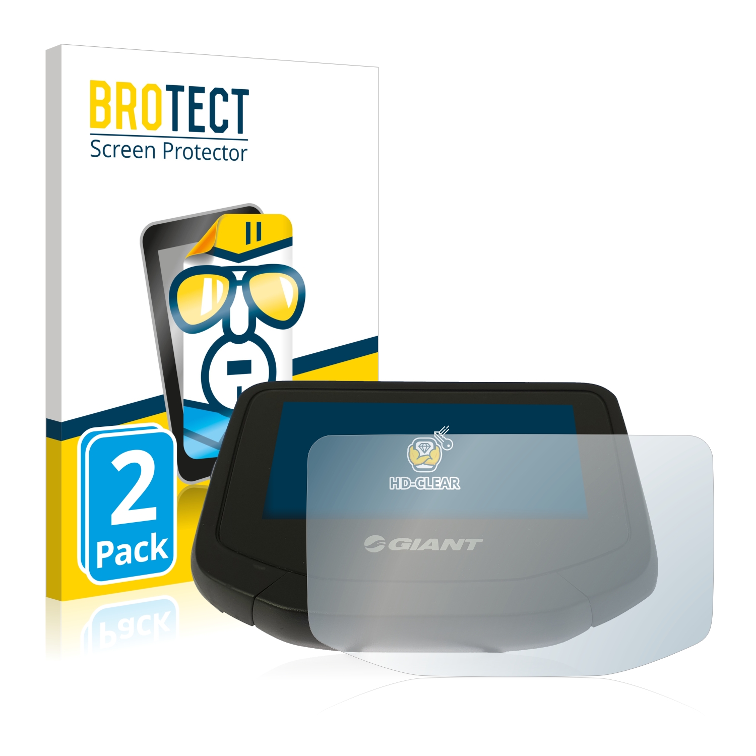 2x BROTECT Displayschutz-Folie pro Giant RideControl Evo