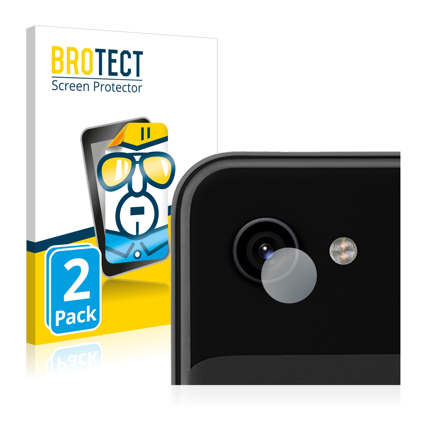 2x BROTECT Displayschutz-Folie pro Google Pixel 3a (pouze kamera)