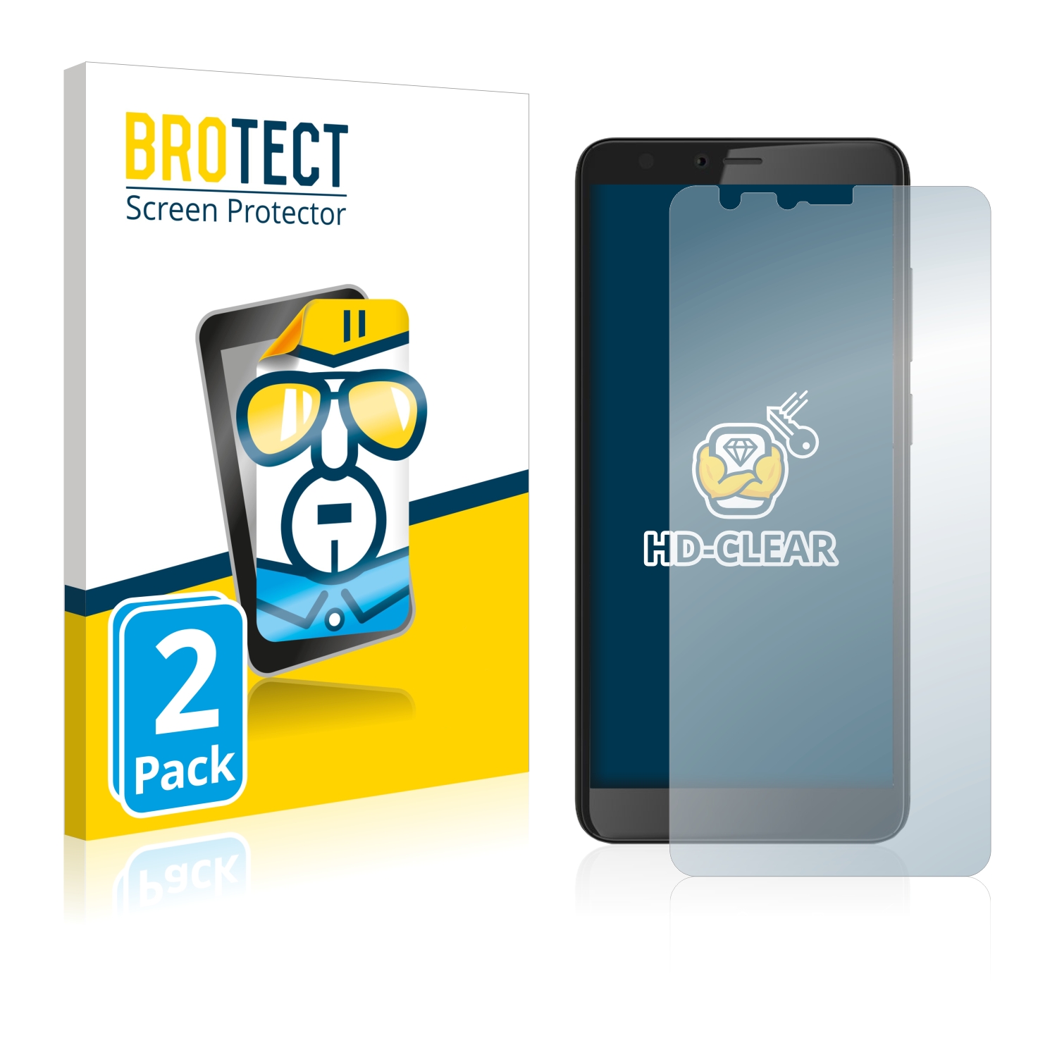 2x BROTECT Displayschutz-Folie pro Gigaset GS100