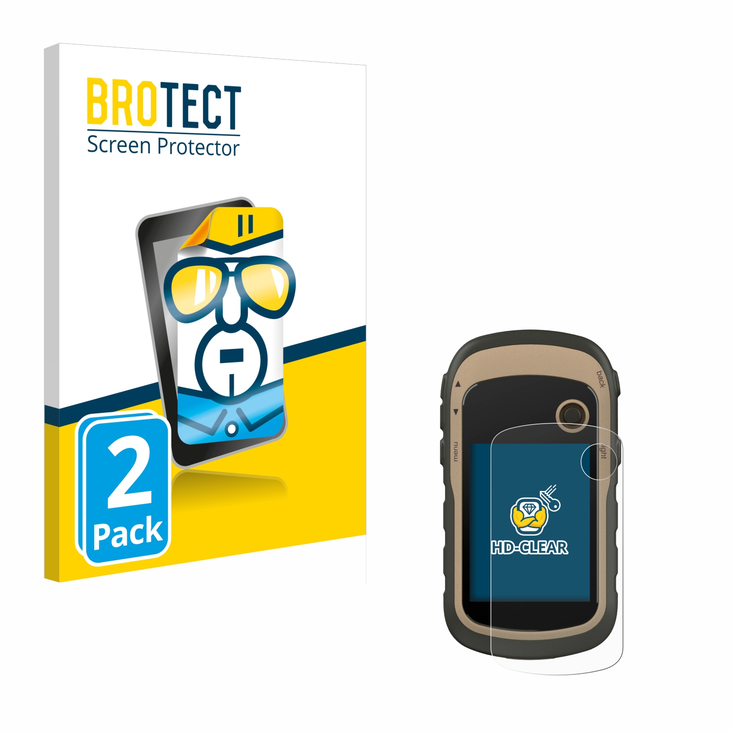 2x BROTECT Displayschutz-Folie pro Garmin eTrex 32x
