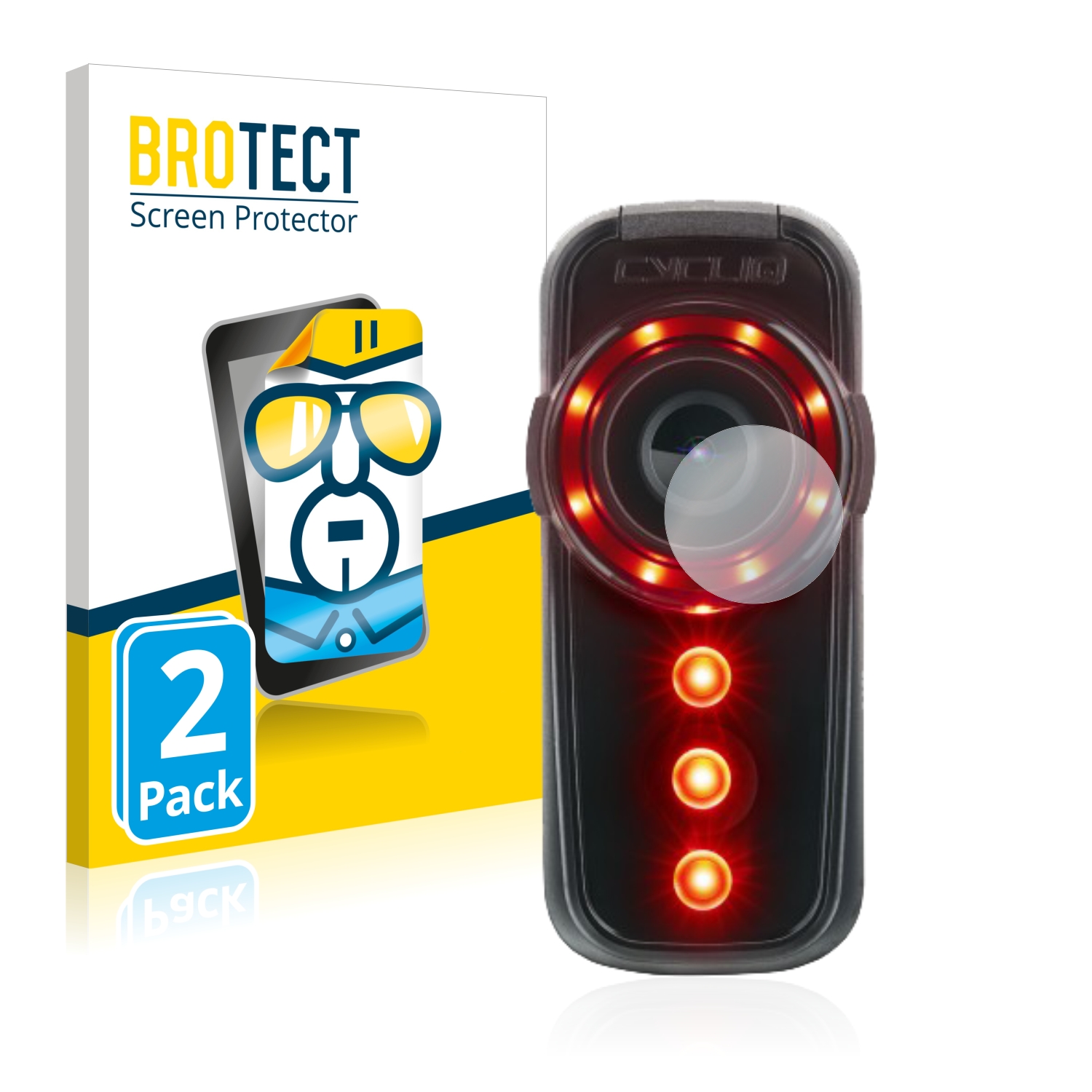 2x BROTECT Displayschutz-Folie pro Cycliq Fly6 CE