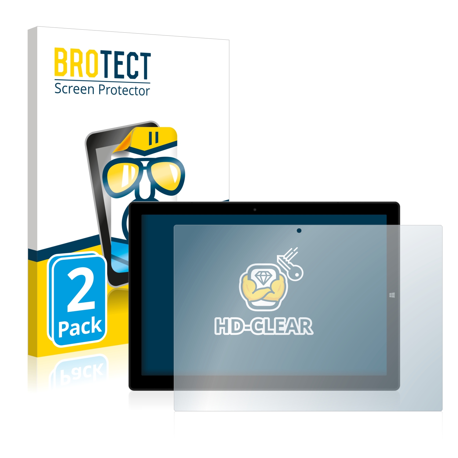 2x BROTECT Displayschutz-Folie pro Chuwi UBook Pro