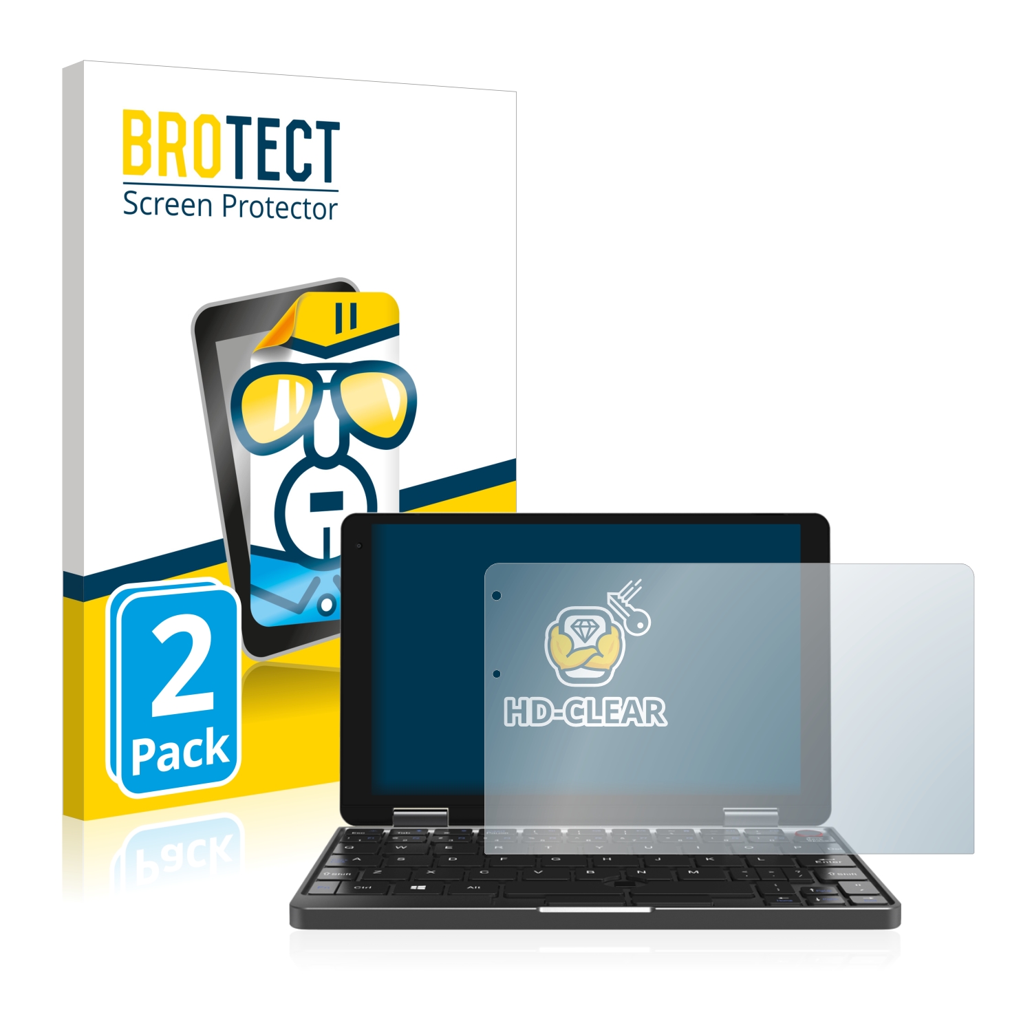 2x BROTECT Displayschutz-Folie pro Chuwi MiniBook