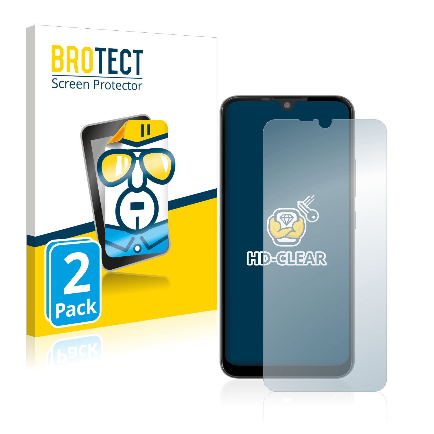 2x BROTECT Displayschutz-Folie pro Gigaset GS190