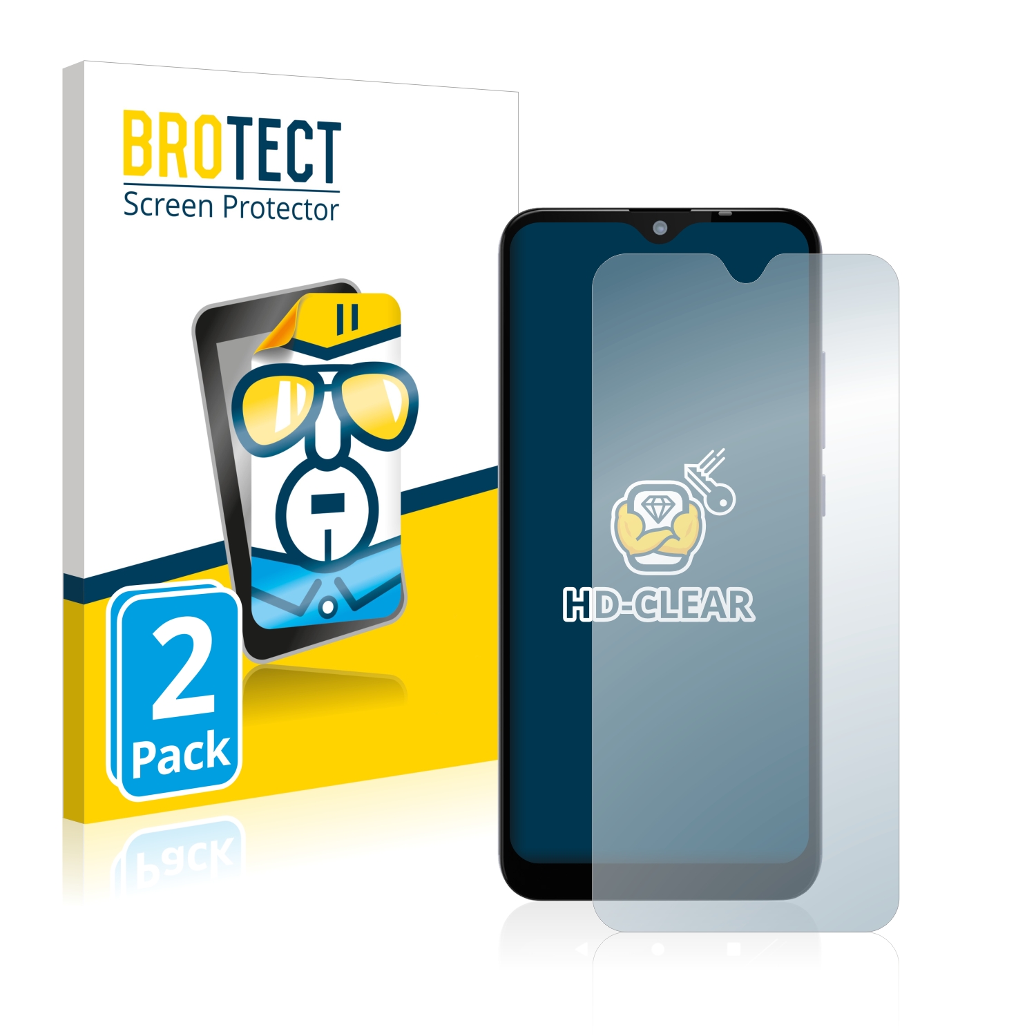 2x BROTECT Displayschutz-Folie pro Gigaset GS110