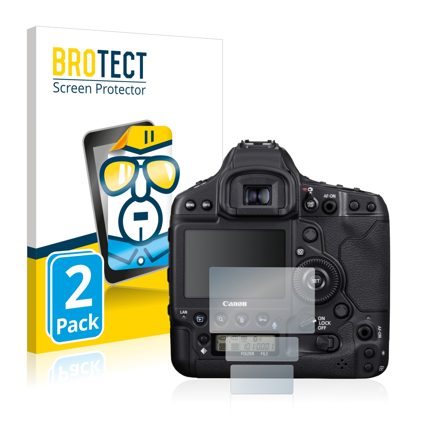 2x BROTECT Displayschutz-Folie pro Canon EOS 1D X Mark III