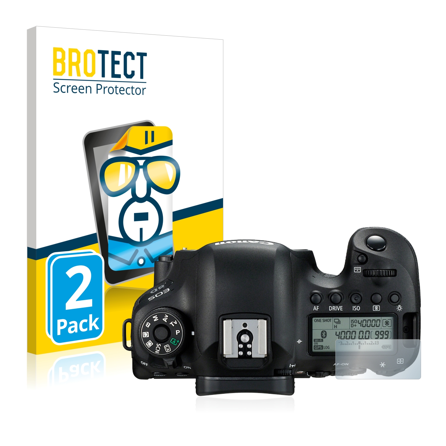 2x BROTECT Displayschutz-Folie pro Canon EOS 6D (displej na ramínku)