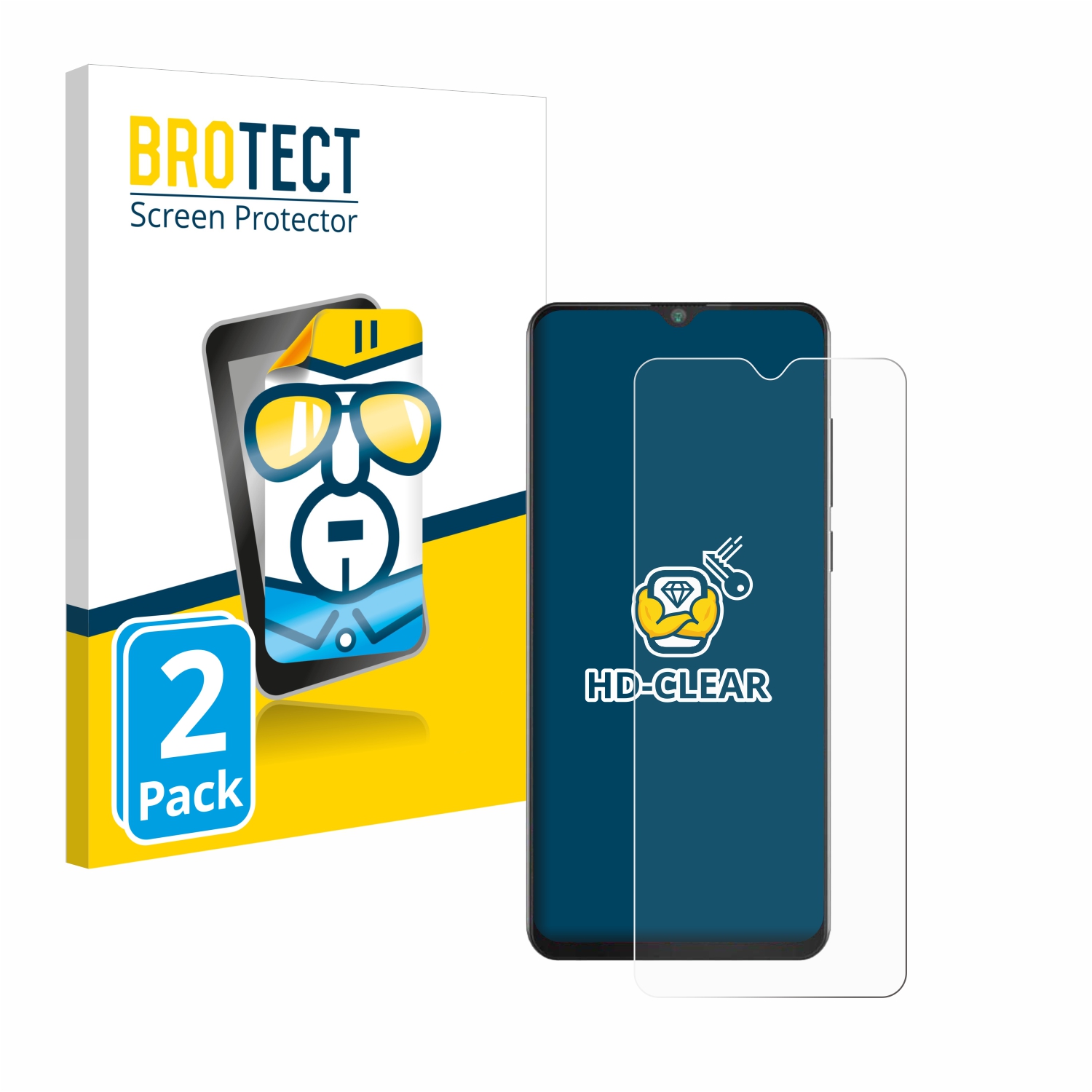 2x BROTECT Displayschutz-Folie pro Cubot Note 20