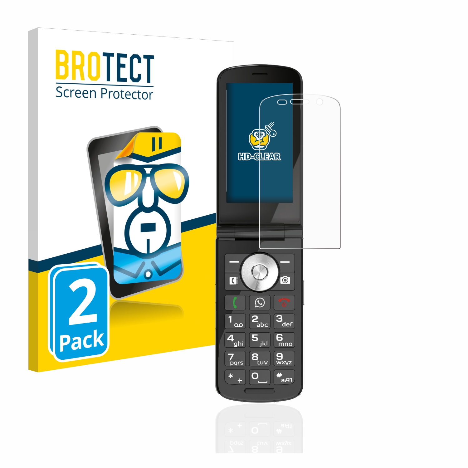 2x BROTECT Displayschutz-Folie pro Emporia TOUCHsmart