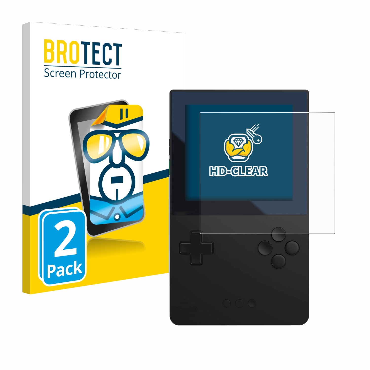 2x BROTECT Displayschutz-Folie pro Analogue Pocket