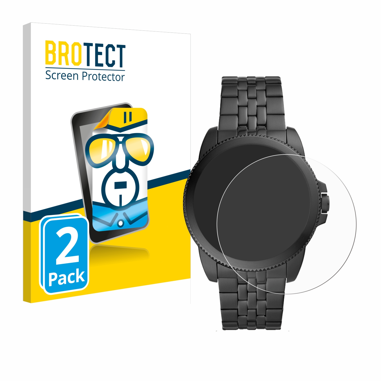 2x BROTECT Displayschutz-Folie pro Fossil Gen 5E