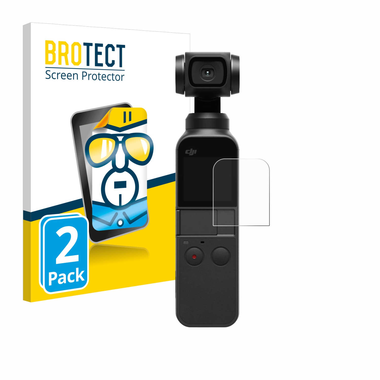 2x BROTECT Displayschutz-Folie pro DJI Osmo Pocket 2