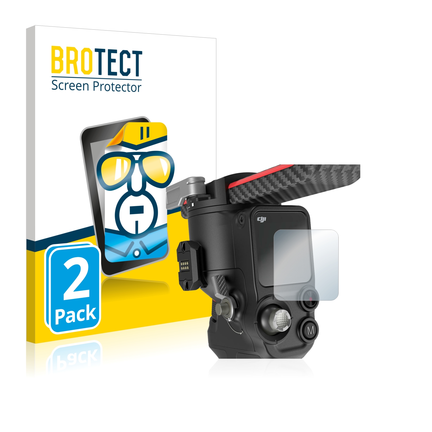 2x BROTECT Displayschutz-Folie pro DJI RS 2