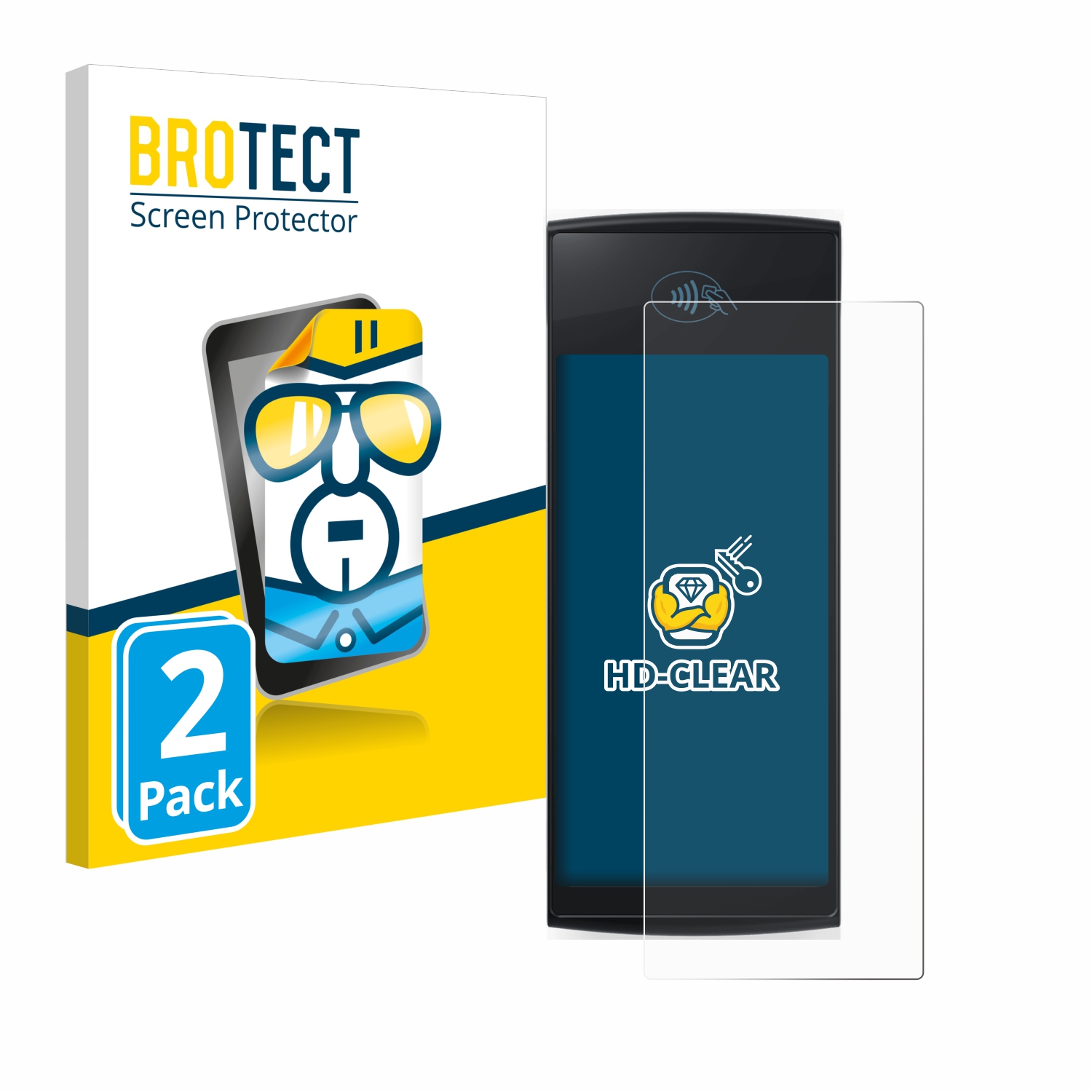 2x BROTECT Displayschutz-Folie pro enfore Donner