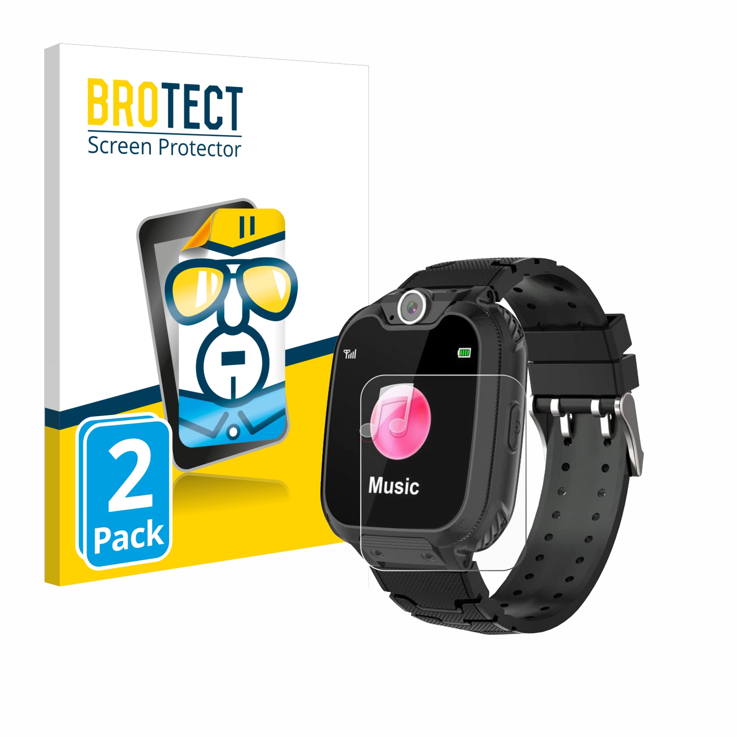 2x BROTECT Displayschutz-Folie pro Auburet ETX001