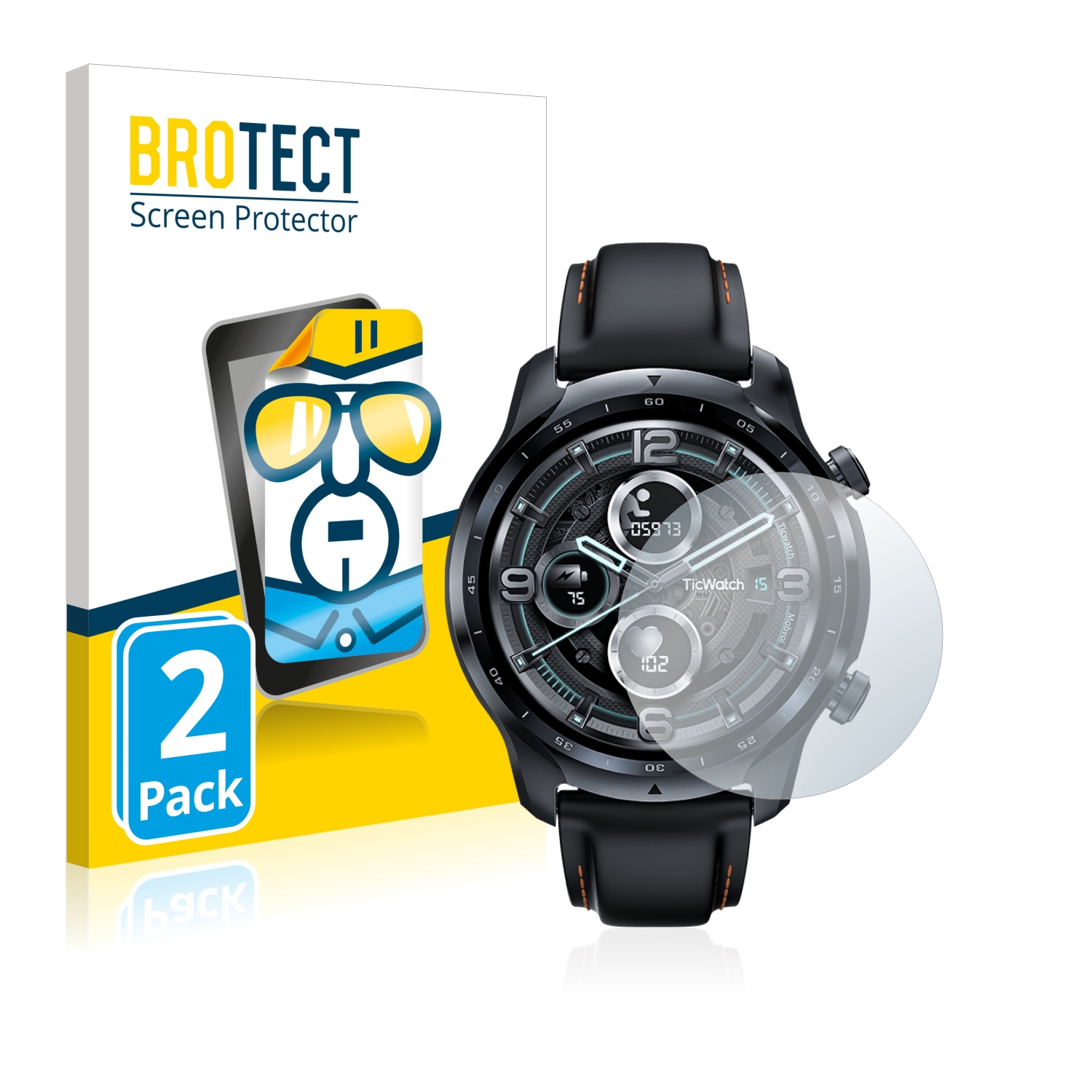 2x BROTECT Displayschutz-Folie pro Citizen CZ Smart