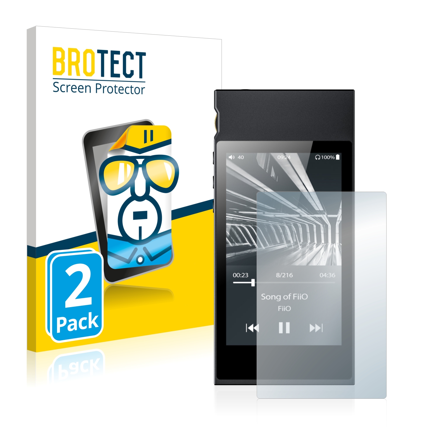 2x BROTECT Displayschutz-Folie pro FiiO M7