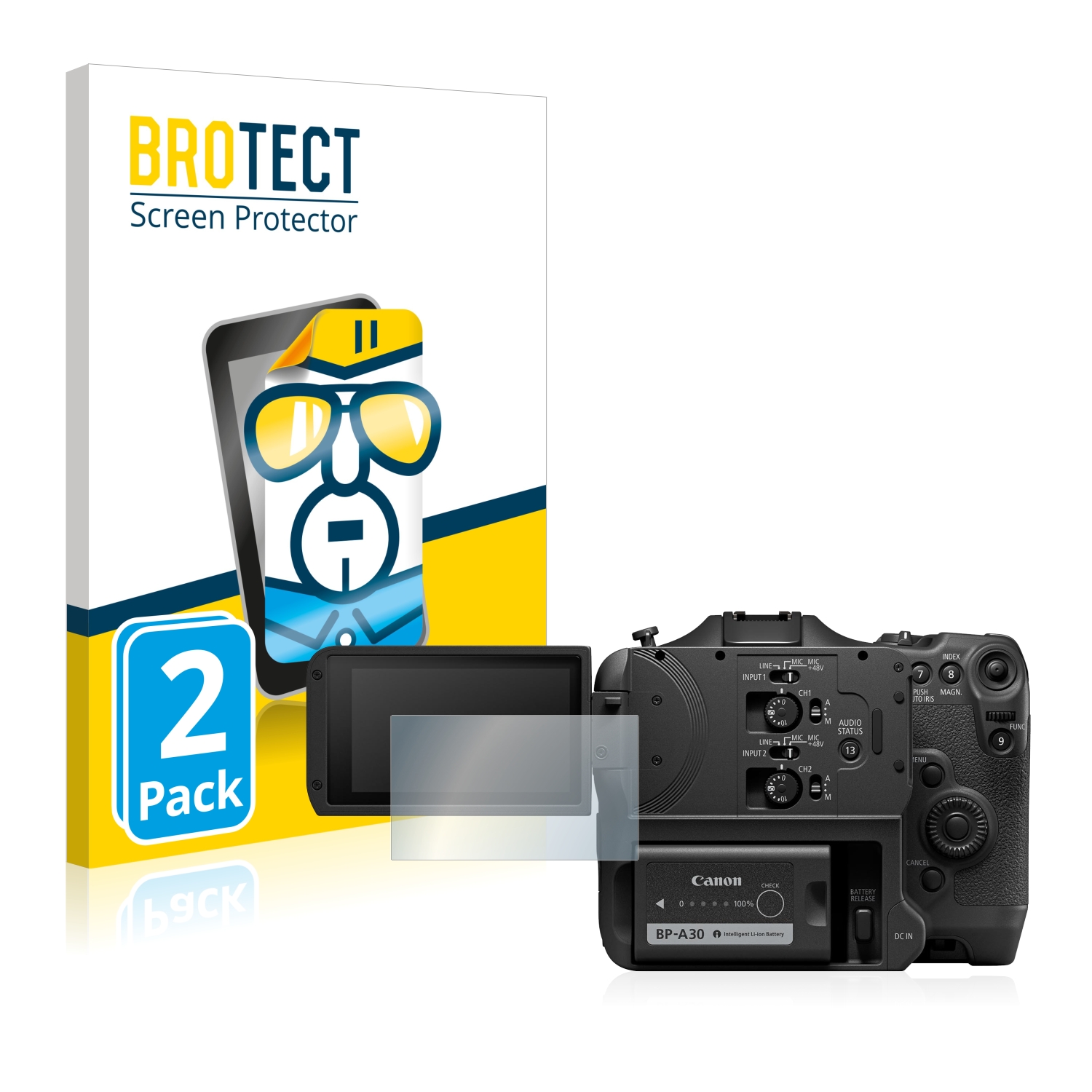 2x BROTECT Displayschutz-Folie pro Canon EOS C70