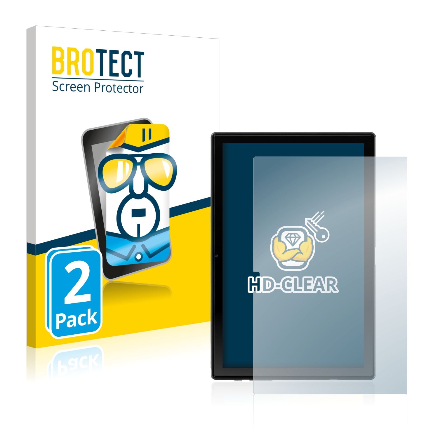 2x BROTECT Displayschutz-Folie pro Blackview Tab 8