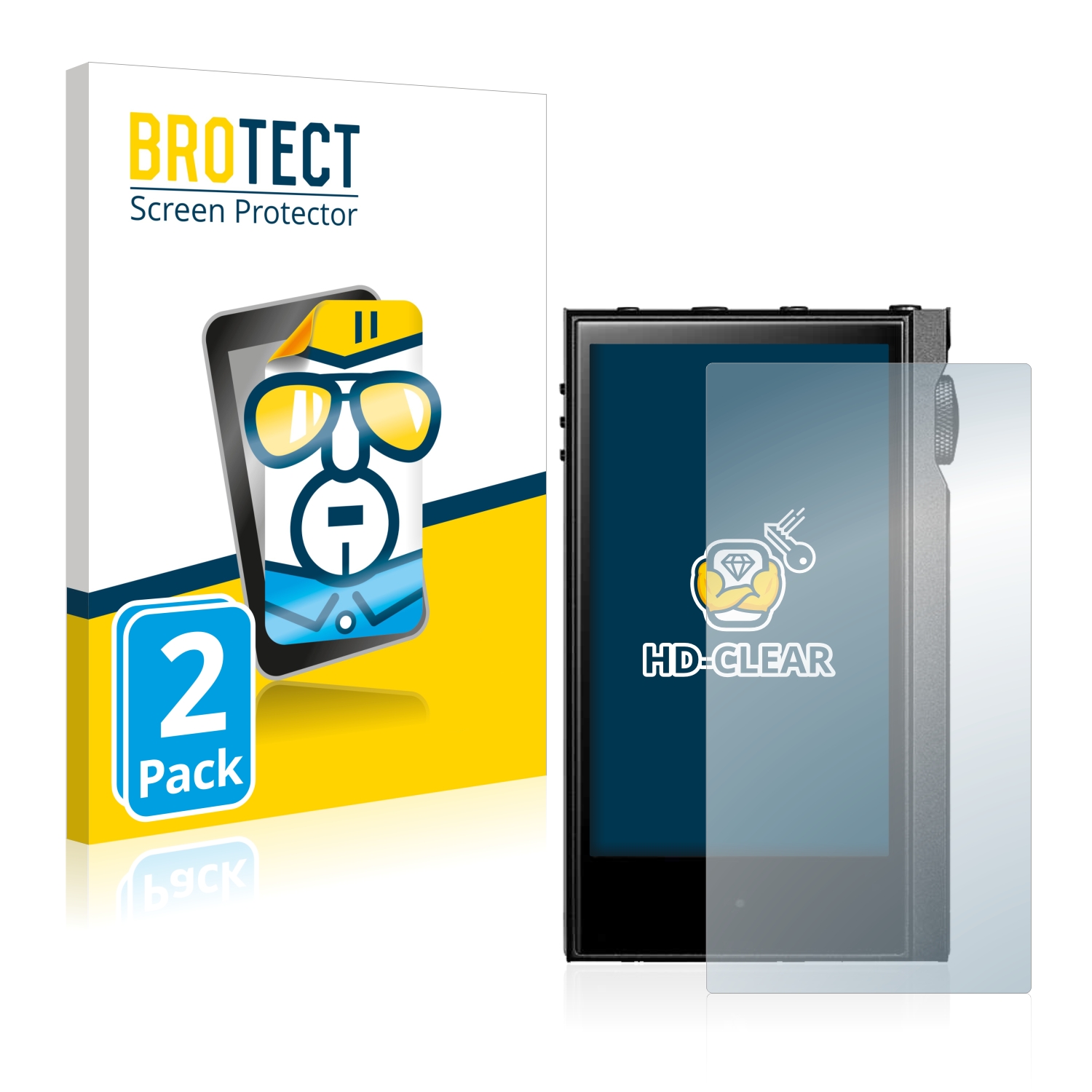 2x BROTECT Displayschutz-Folie pro Astell&Kern Kann Alpha