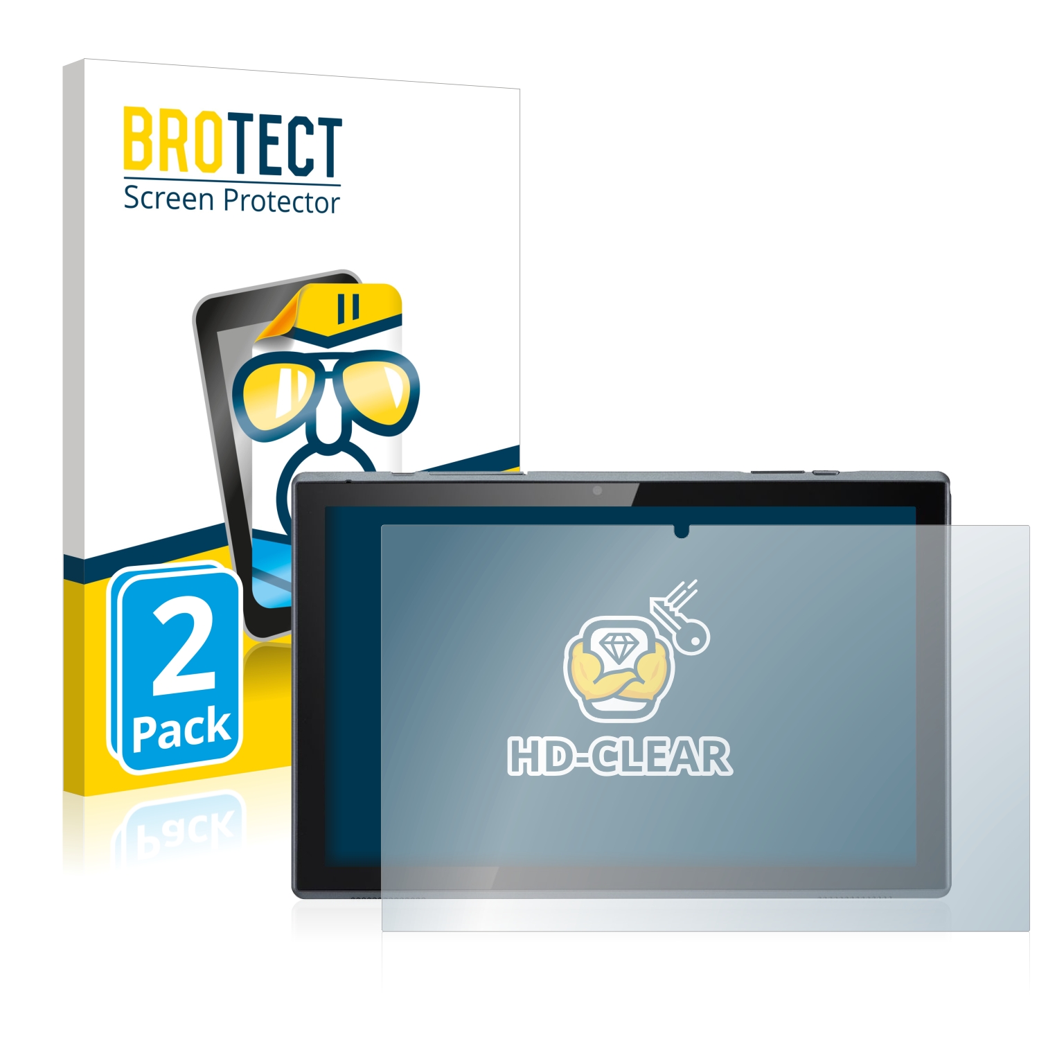 2x BROTECT Displayschutz-Folie pro Acer ACTAB1021