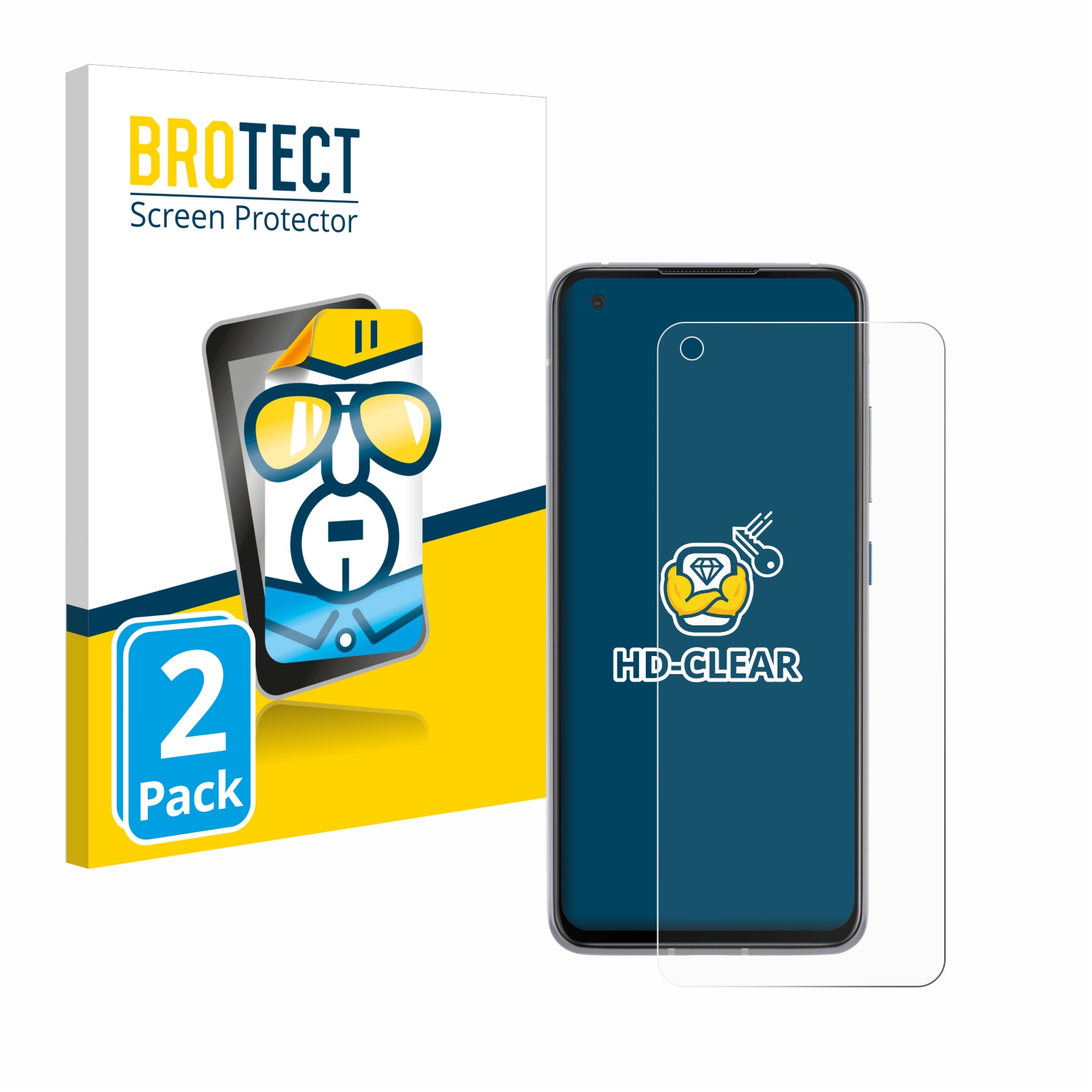 2x BROTECT Displayschutz-Folie pro ASUS ZenFone 8