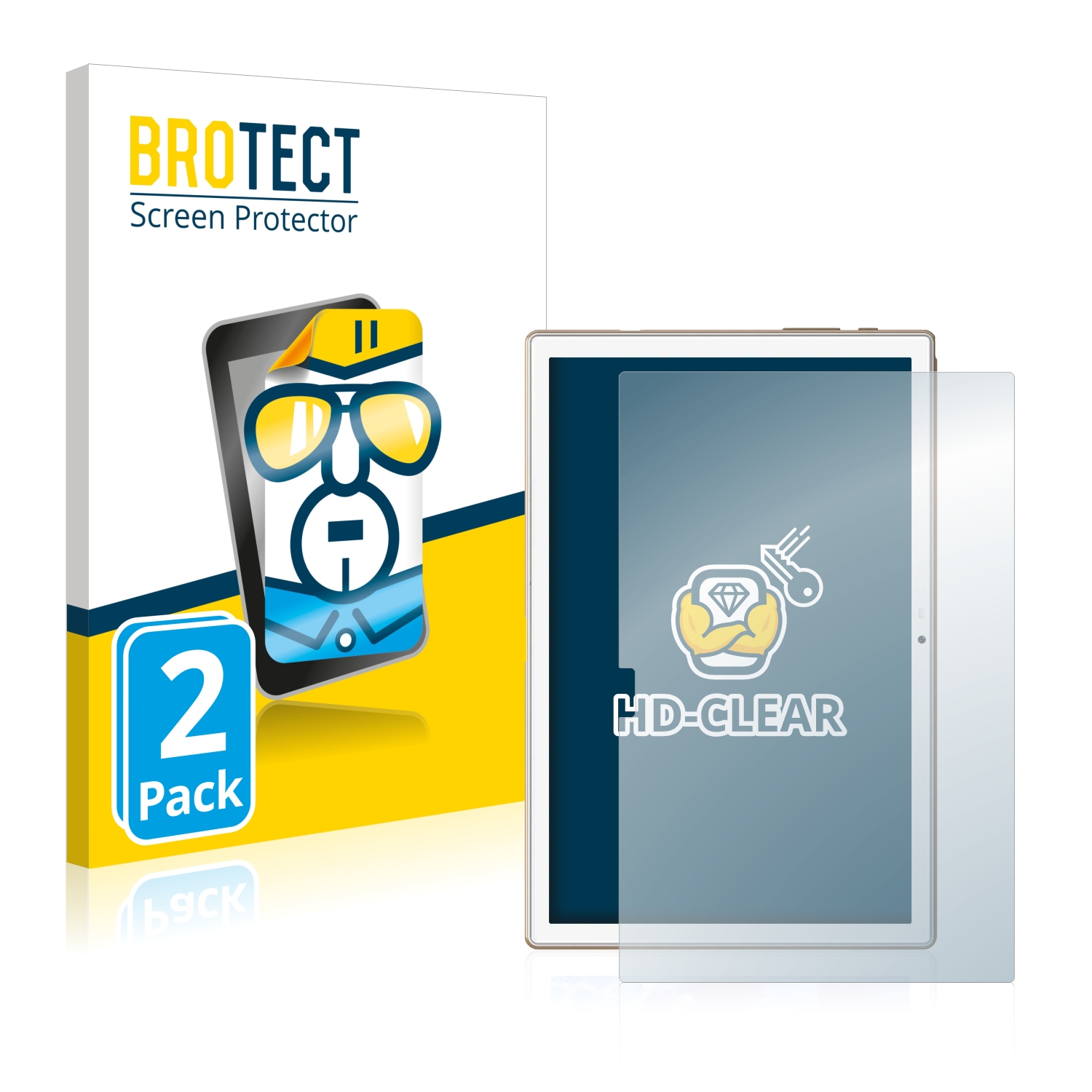 2x BROTECT Displayschutz-Folie pro Blackview Tab 8E