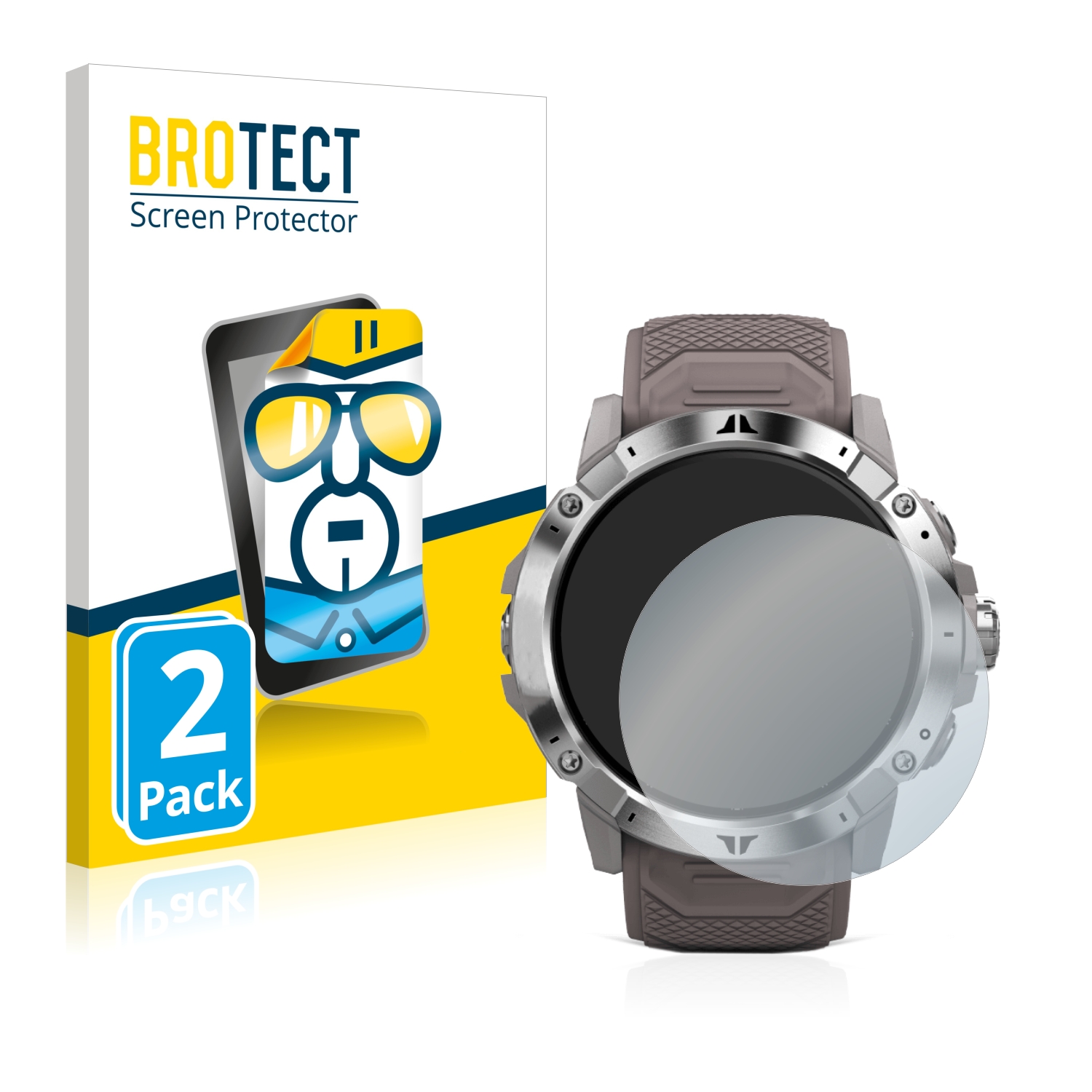 2x BROTECT Displayschutz-Folie pro Coros Vertix 2