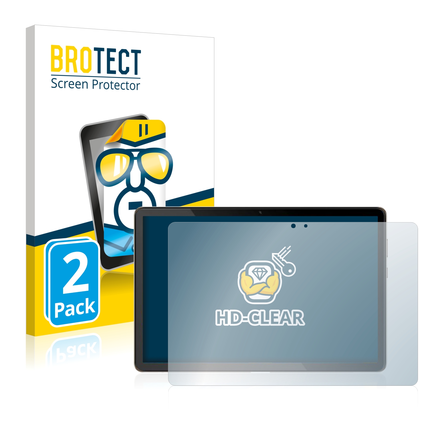 2x BROTECT Displayschutz-Folie pro Blackview Tab 10 Slim (na šířku)